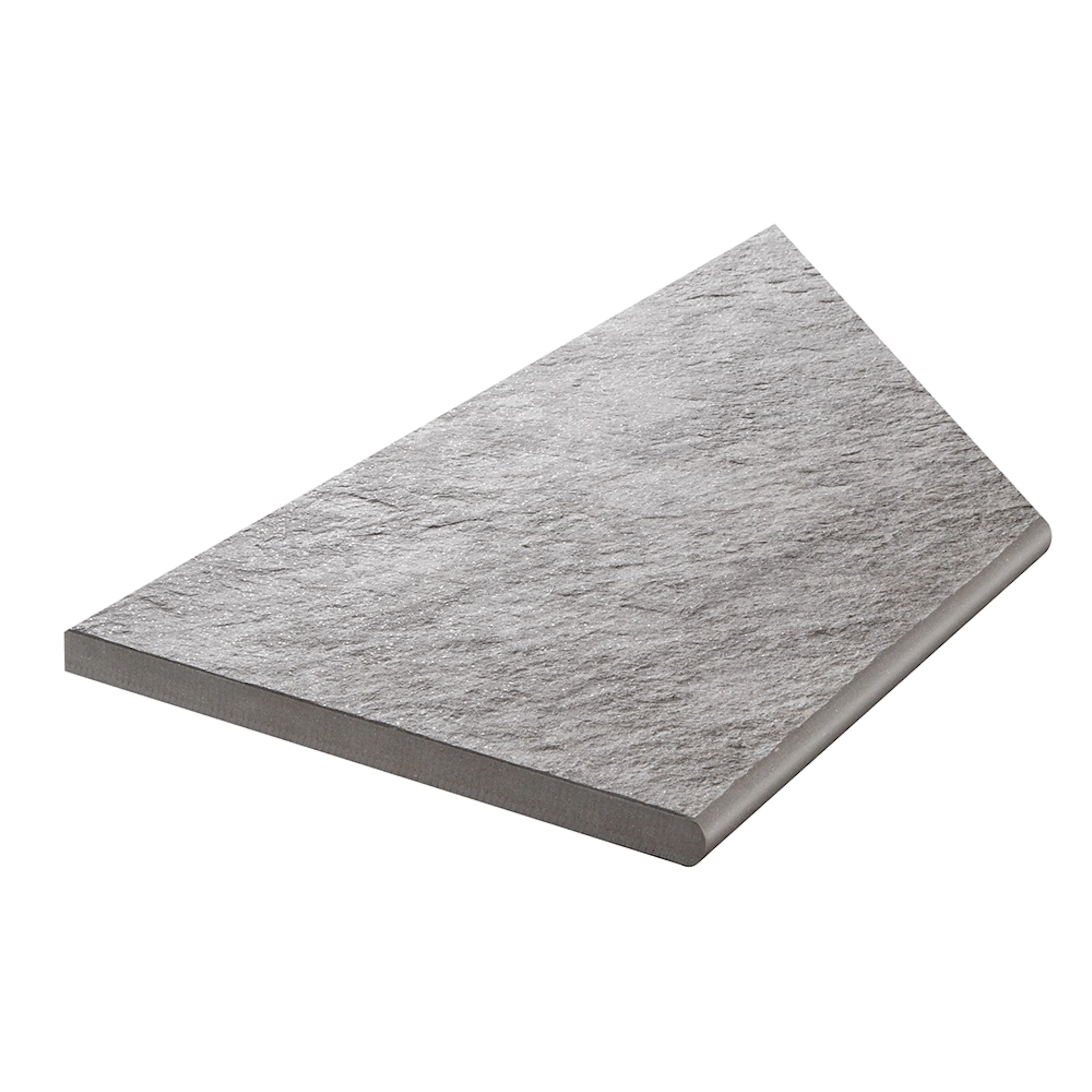 Klinker Bricmate Z Quartzit Grey Pool Inner Corner Left 59,5x29,1 cm