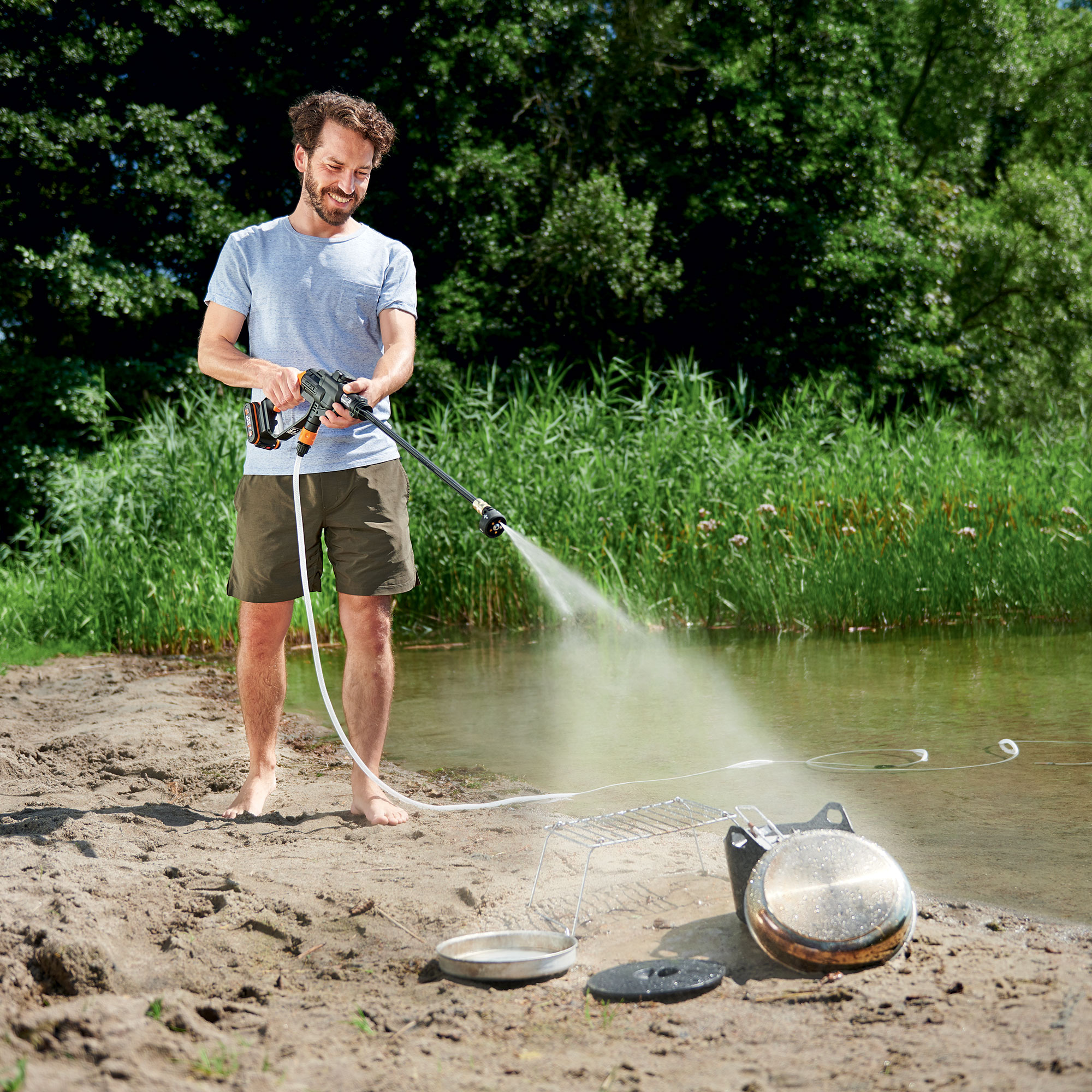 Høytrykksspyler Worx Hydroshot WG620E med Batteri