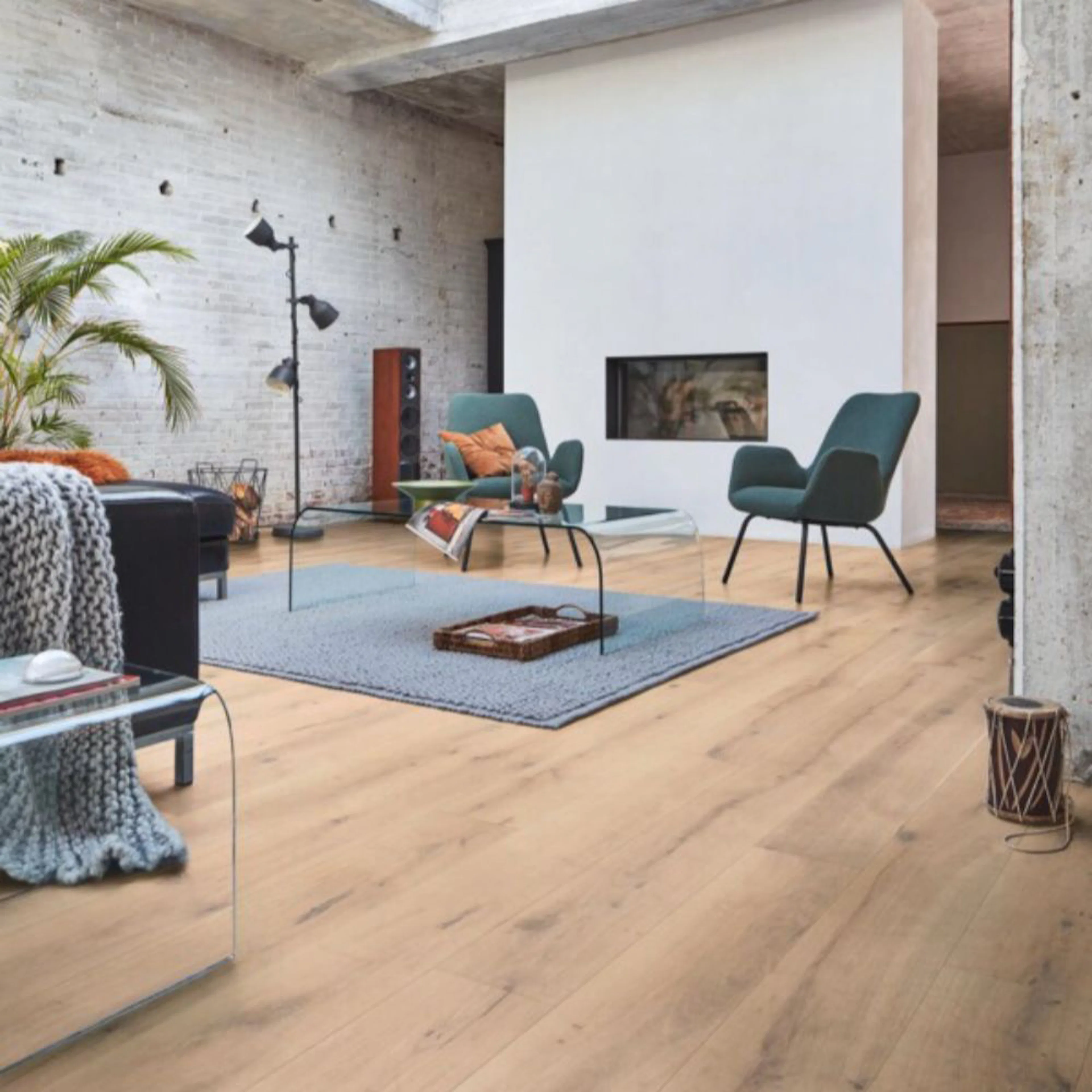 Parkettgolv MeisterParquet. longlife PD 400 Authentic off-white oak 09031