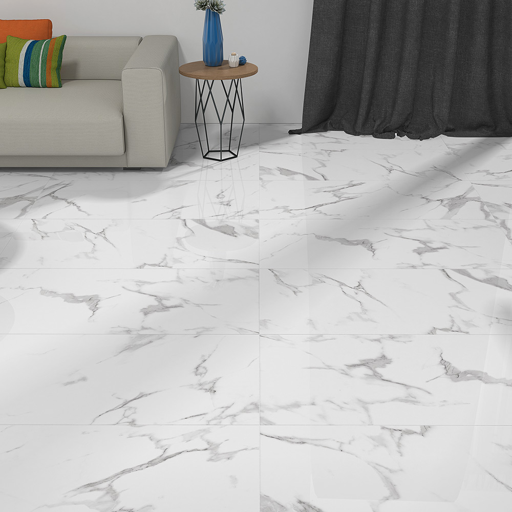 Fliser Lhådös Glossy Calacatta 60,8x60,8 cm