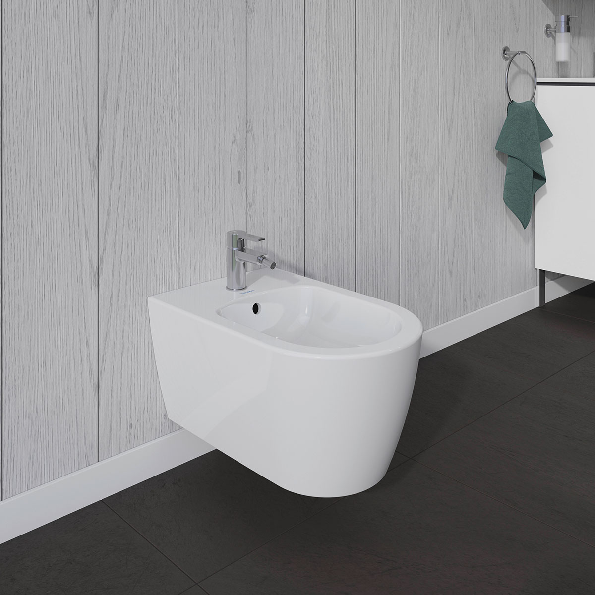 Bidé Duravit ME by Starck Veggmontert