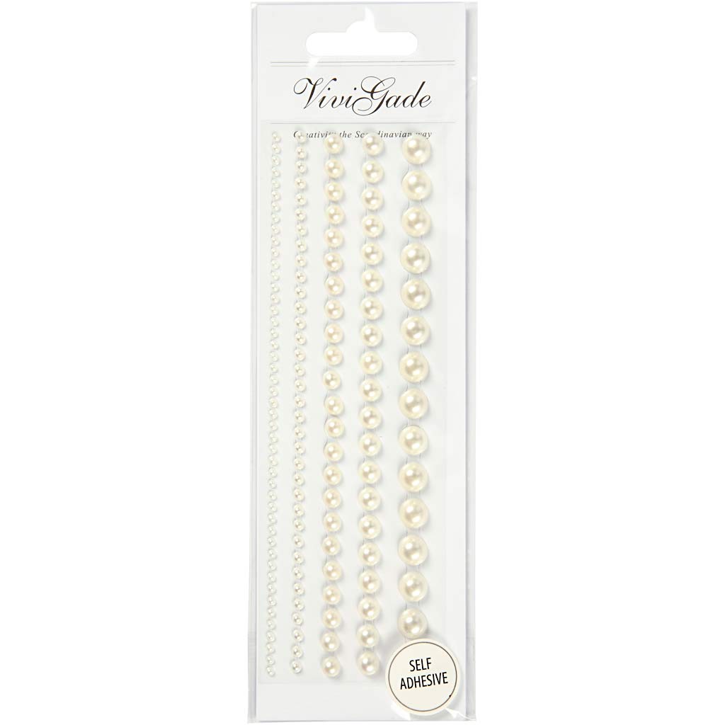 Halvperler Creativ Company Str 2-8 mm 140 St/1 Pk