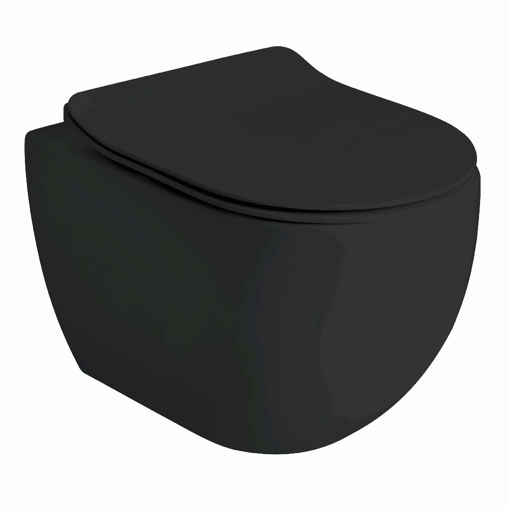 Toalettsete Lavabo Glomp Mini Slim Myk Lukking Hardt Sete