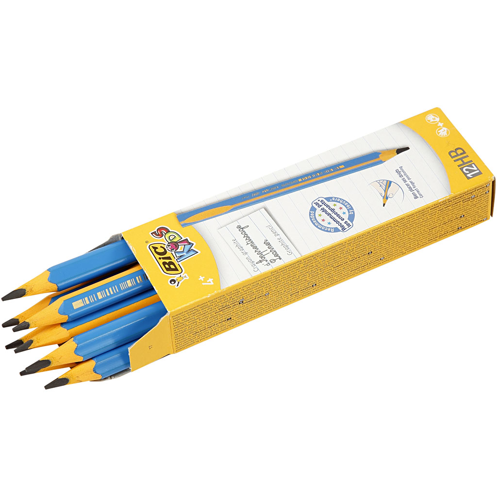 Begynnerblyant Creativ Company 14 cm Lange med Tykkelse på 10 mm 12 stk/ Pk