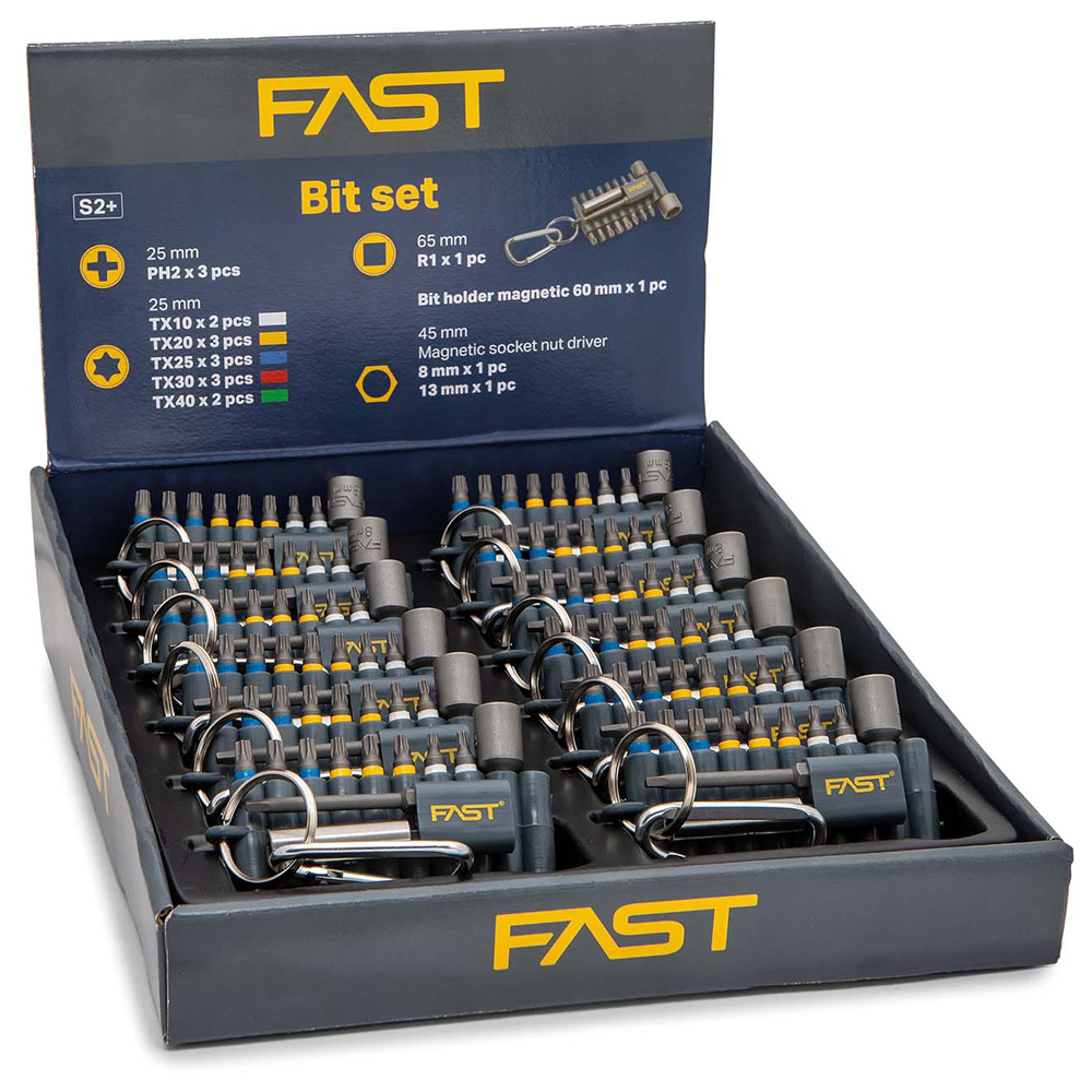 Bitssett FAST 20 Deler