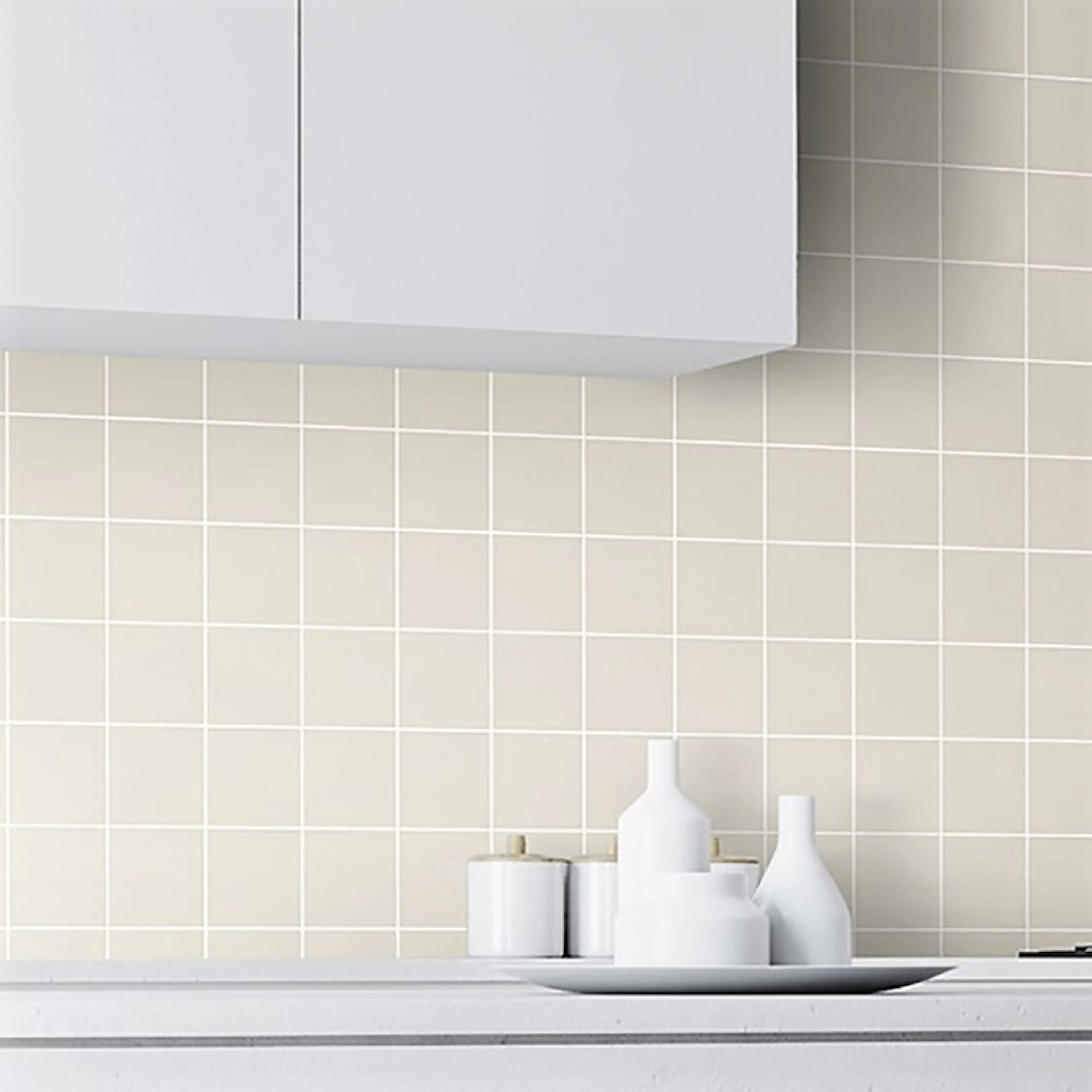 Klinker Arredo Unicolor Ivory Hvit 10x10 cm