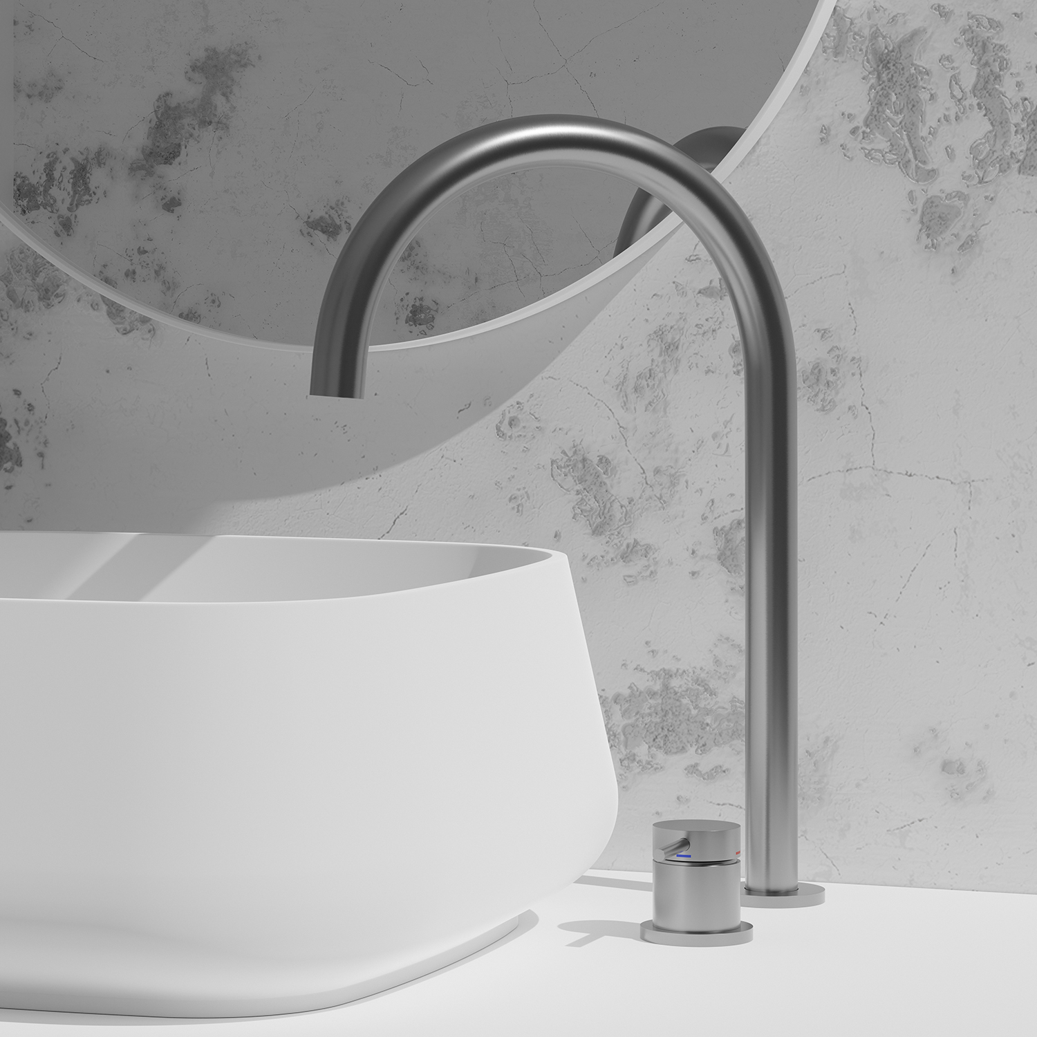 Kjøkkenbatteri Scandtap Steel Harmonized K2