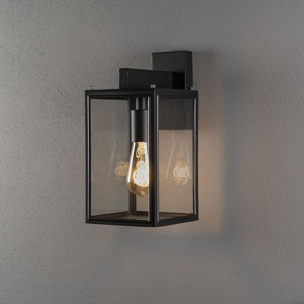 Vegglampe Gnosjö Konstsmide Carpi E27 Sort Opp/Ned