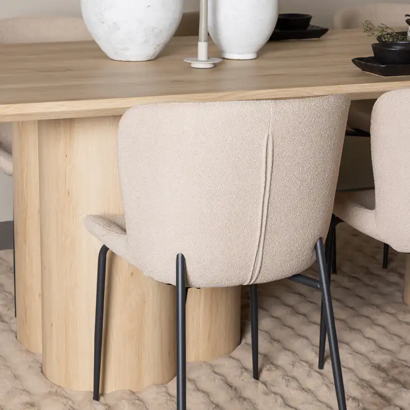Spisegruppe Venture Home Olivia 210 med 6 stk Modesto Stoler