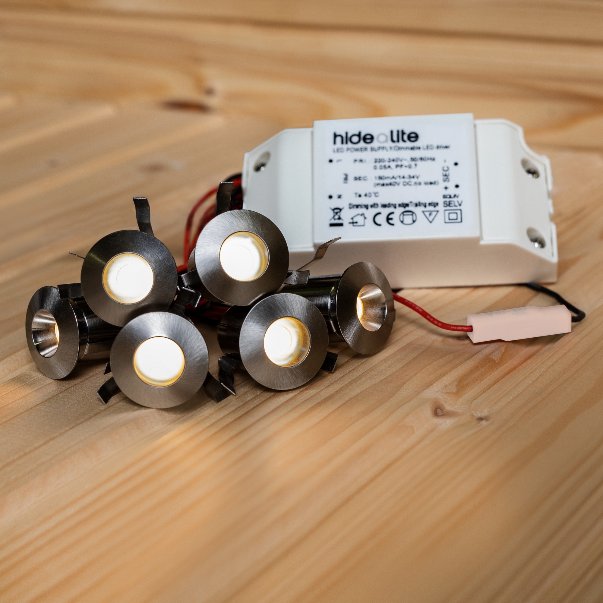 Minidownlight Hide-a-lite Heatspot G2 Kit BS 6-pk