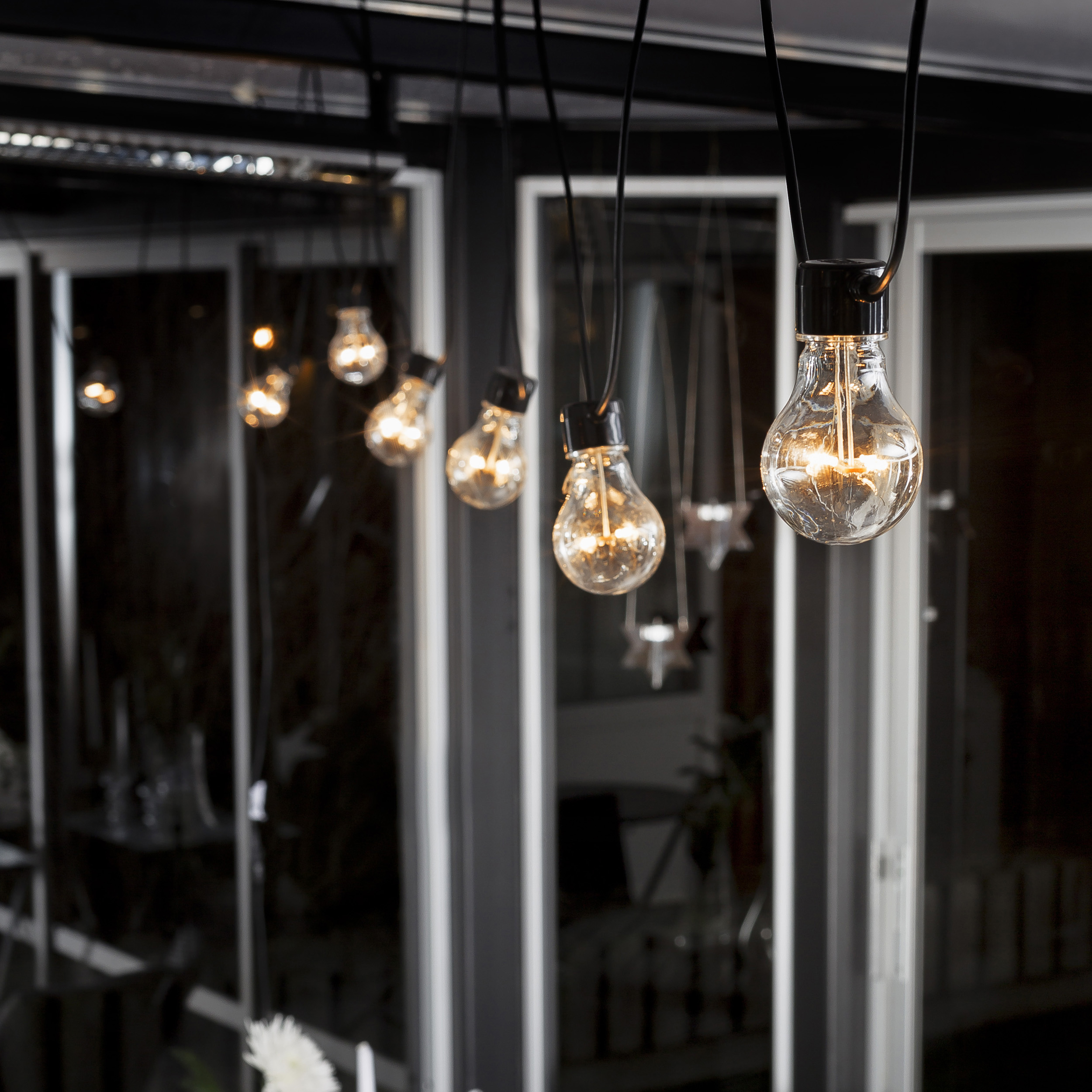 Startset E27 10 färgade LED Flerfarget
