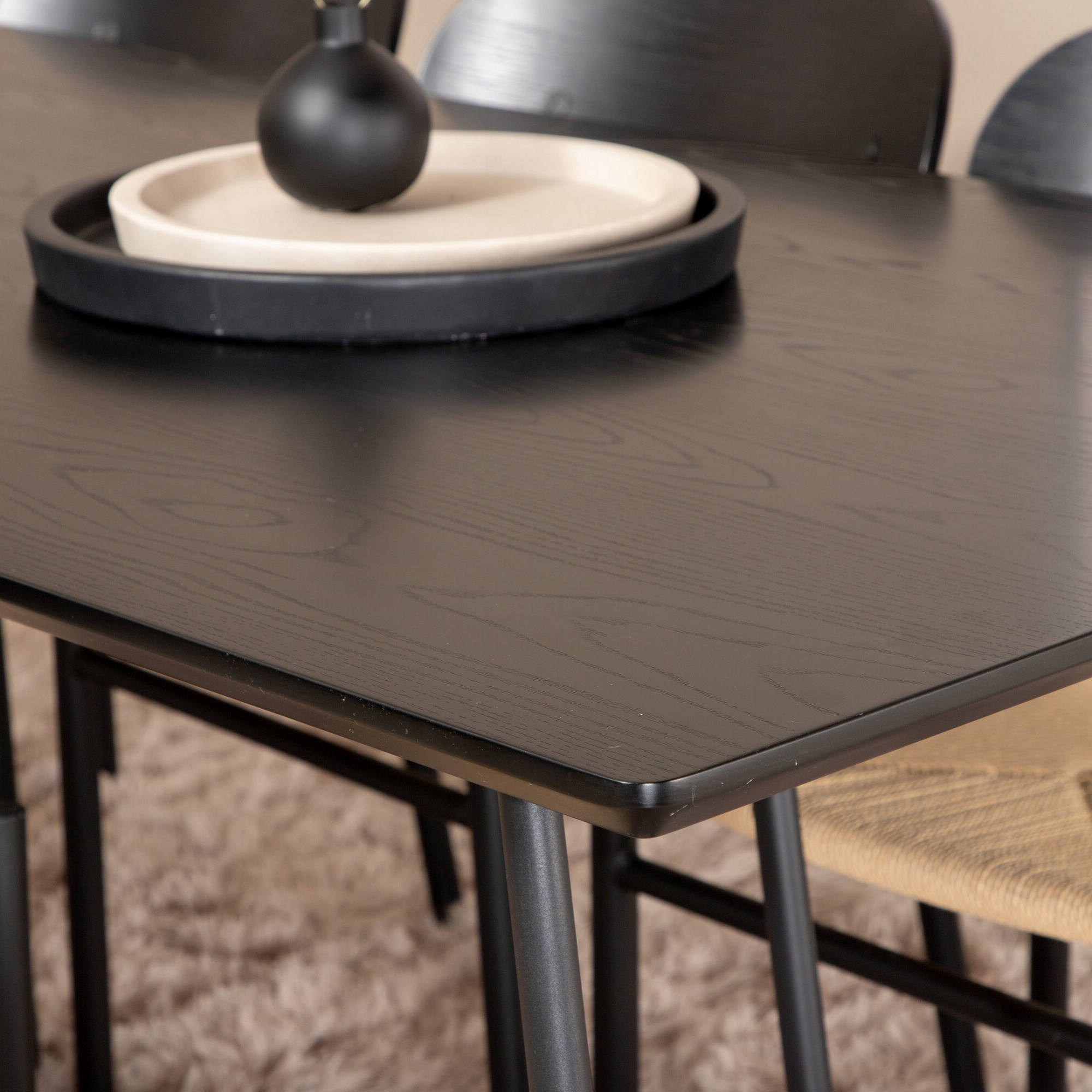 Spisegruppe Venture Home Pippi med 6stk Polly Stoler