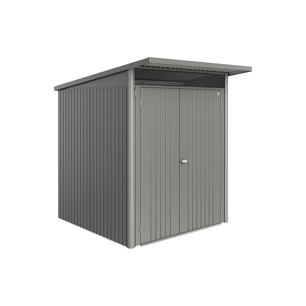 Redskapsbod Biohort Avantgarde Eco A1 Metallic Kvartsgrå Dobbeldør
