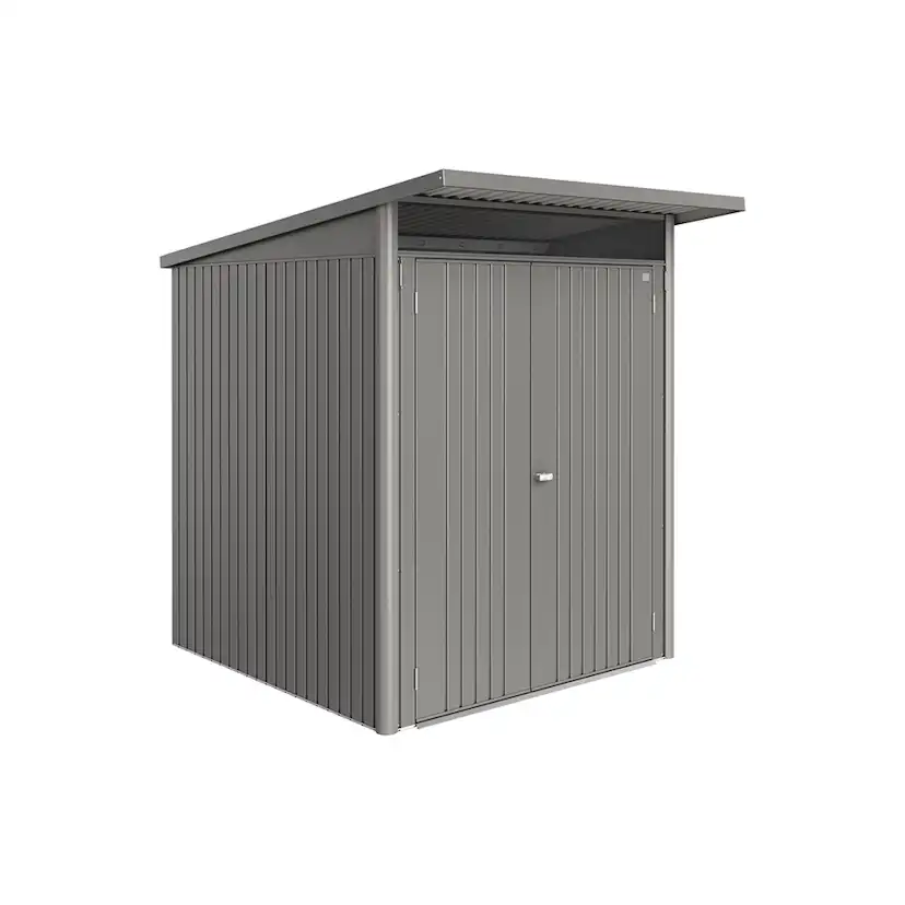 Redskapsbod Biohort Avantgarde Eco A1 Metallic Kvartsgrå Dobbeldør