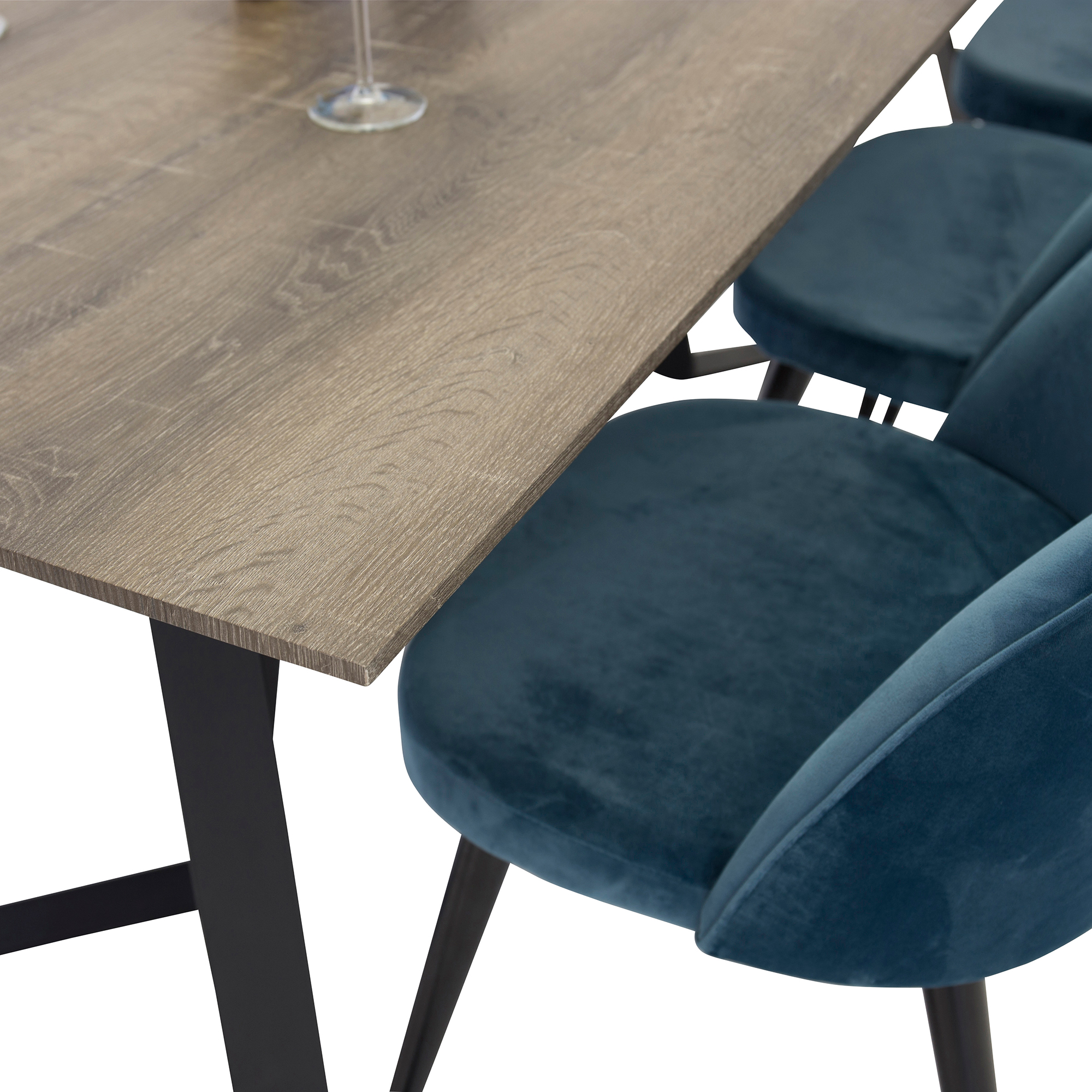 Spisegruppe Venture Home Madde med 6 Valentina Stoler