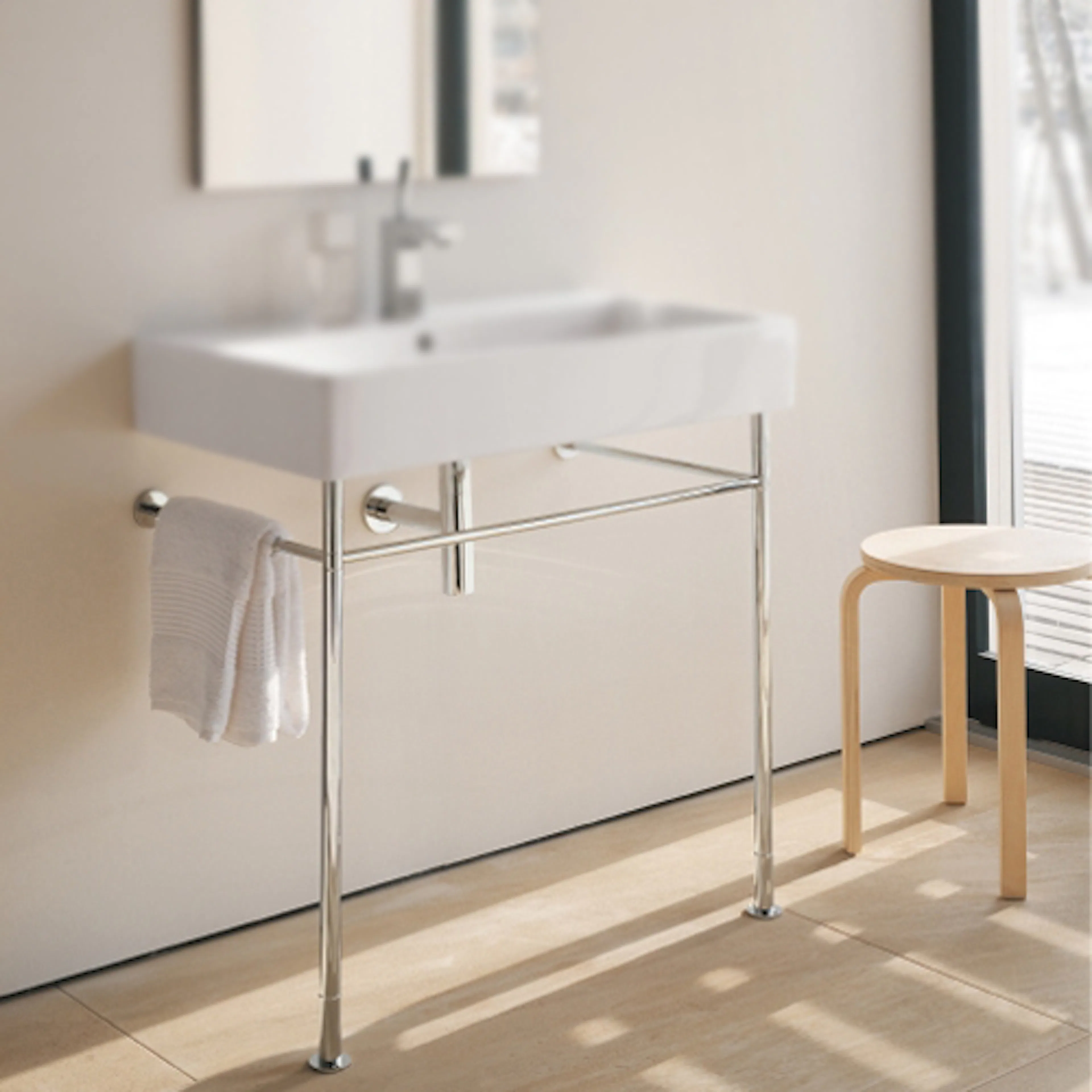Benställning Duravit Vero Krom 600 mm