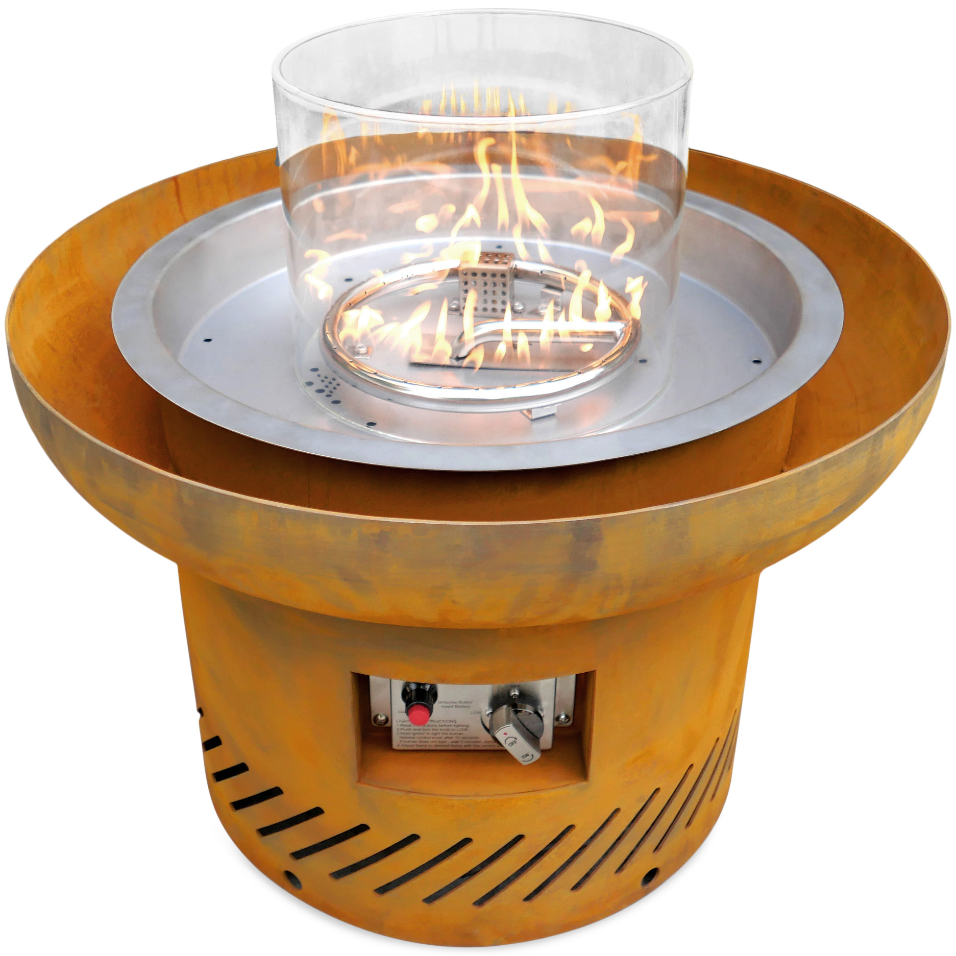 Gasspeis Lyfco Cortenstål Dorotea