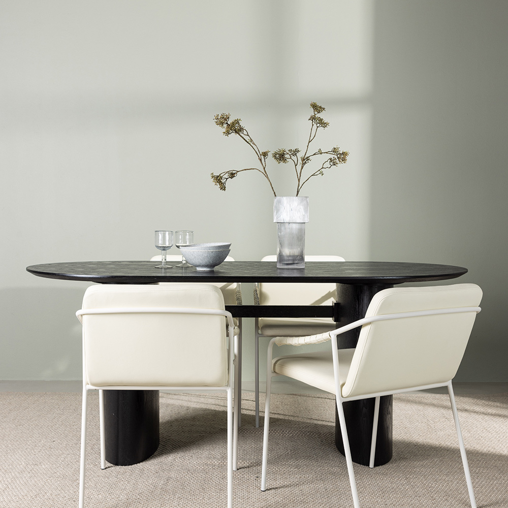 Spisegruppe Venture Home Isolde med 4 stk Tvist Stoler