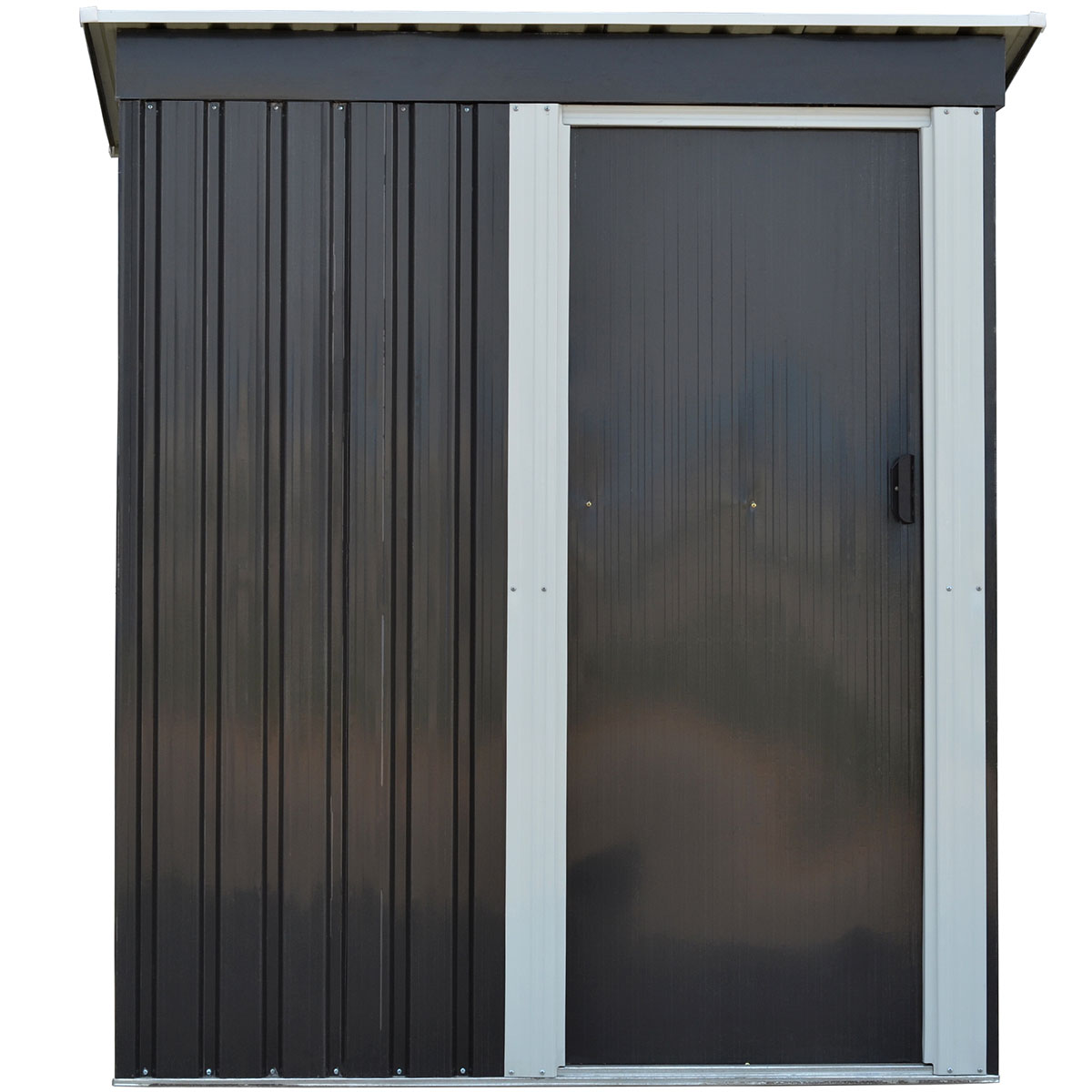 Lagerbod Metalcraft 1,3m² Dobbel Skyvedør Ferdig Byggesett