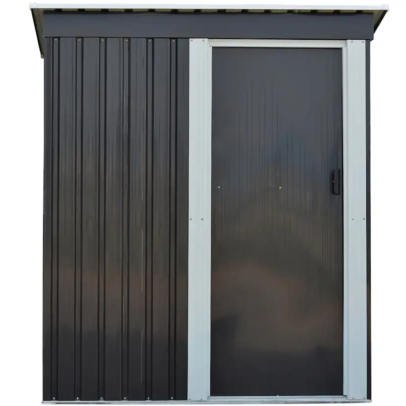 Lagerbod Metalcraft 1,3m² Dobbel Skyvedør Ferdig Byggesett