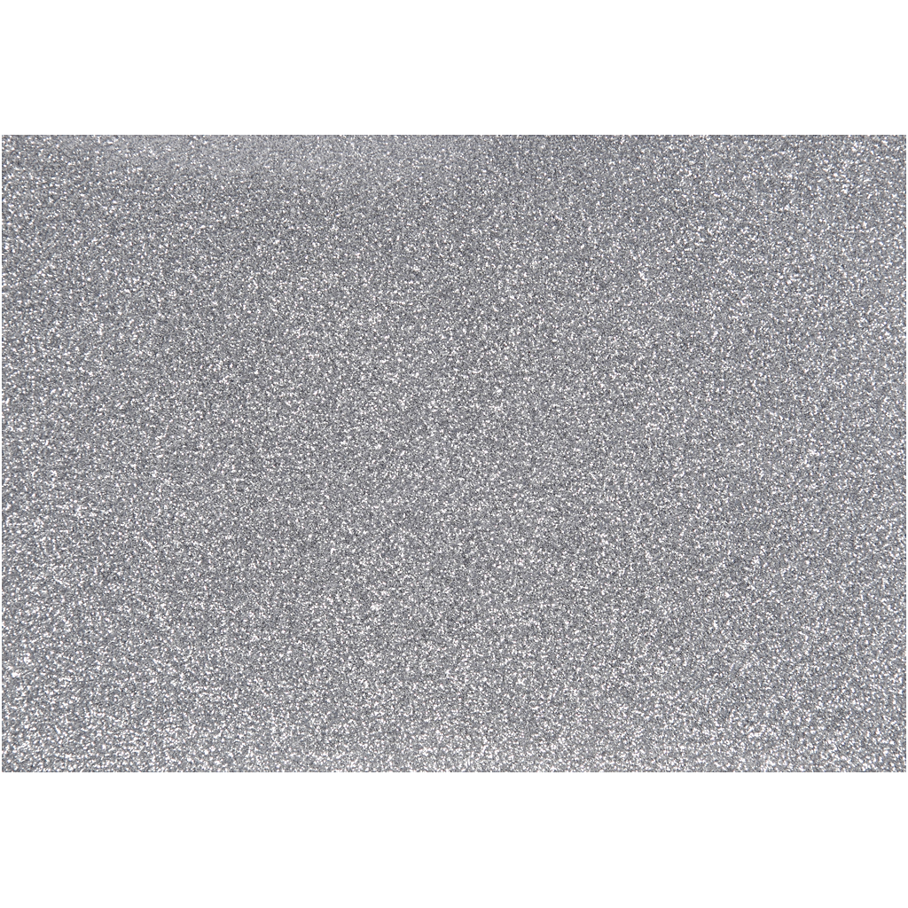 Stryktyg, silver, 148x210 mm, glitter, 1 ark Sølv
