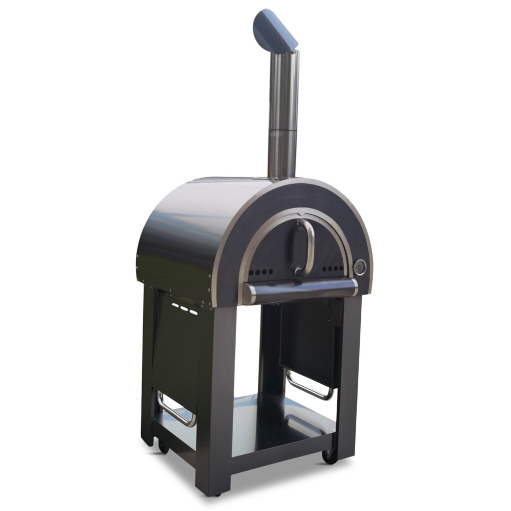 Vedfyrt Pizzaovn Metalcraft Milano Blackline