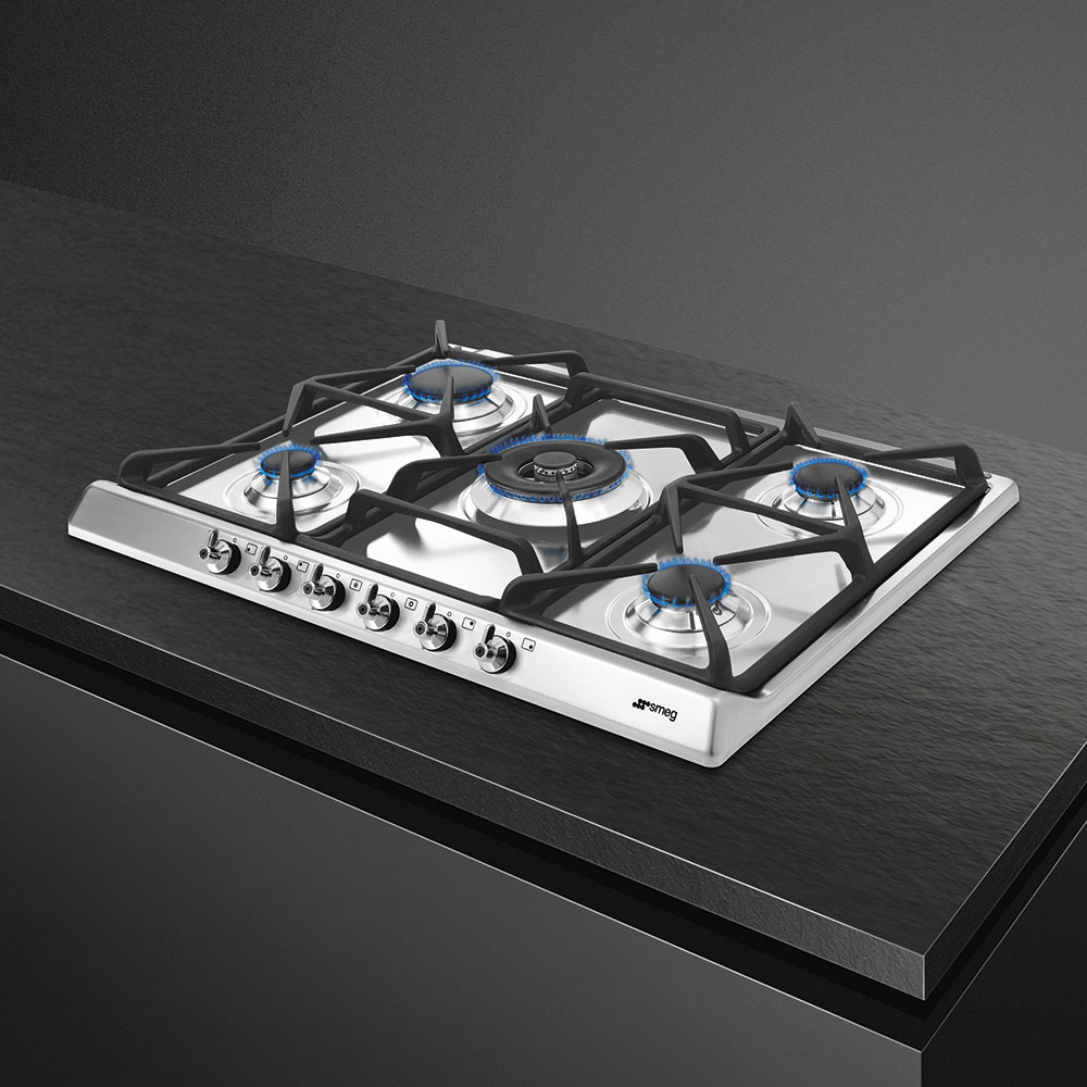 Gassplatetopp Smeg SE70SGH-5 Rustfri Elegant Design