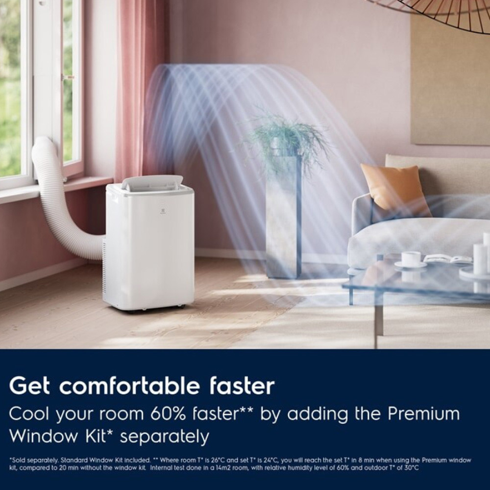 Luftkjøler Electrolux Comfort 600 EXP34U339CW Bærbar AC