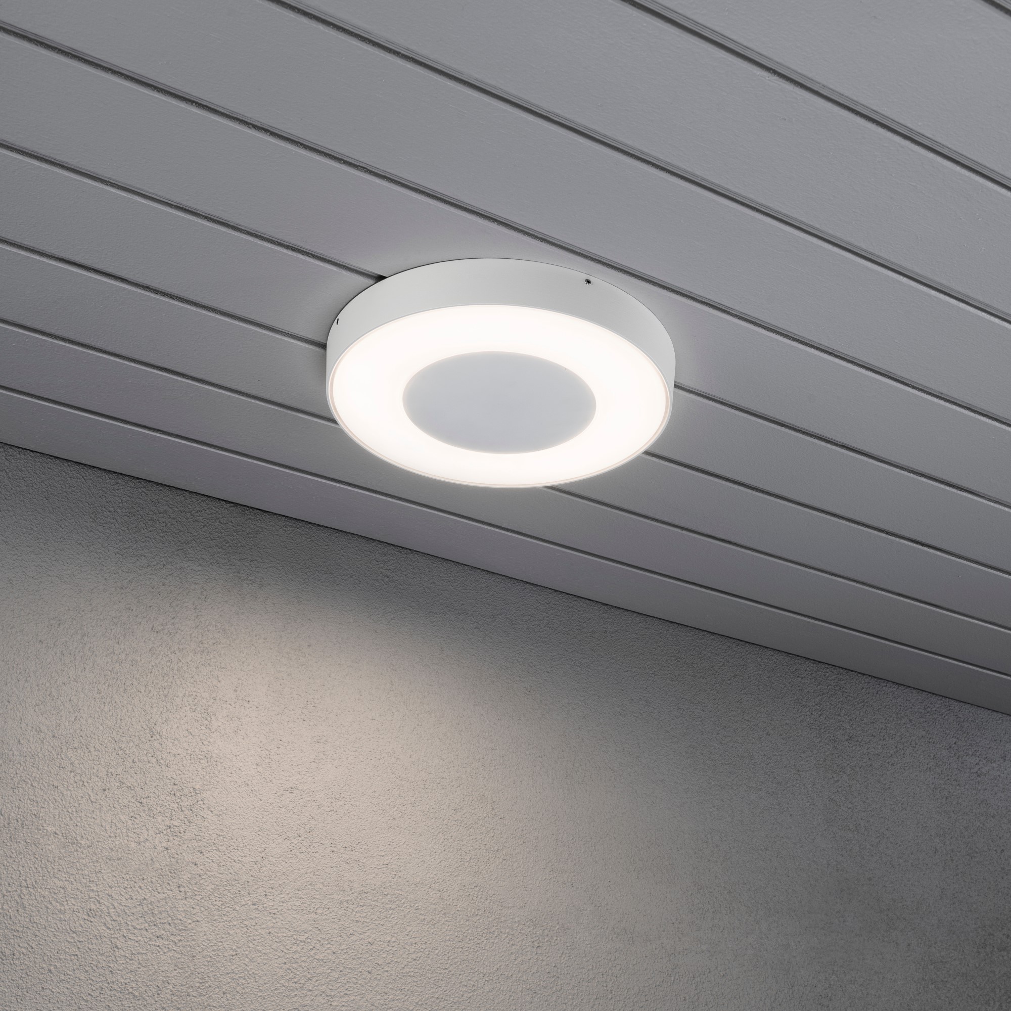 Vegglampe Gnosjö Konstsmide Carrara Rund LED med Fjernkontroll