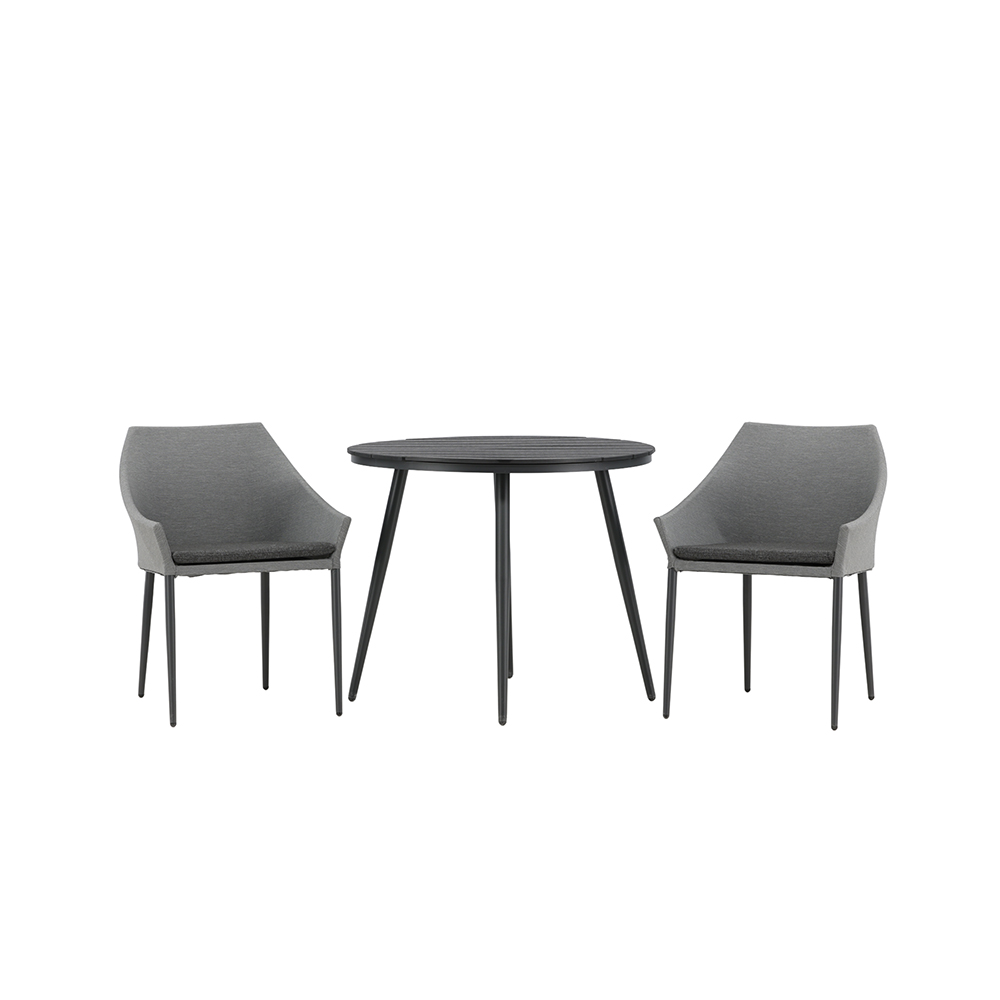 Cafégruppe Venture Home Break Ø90 cm med 2 Spoga Stoler