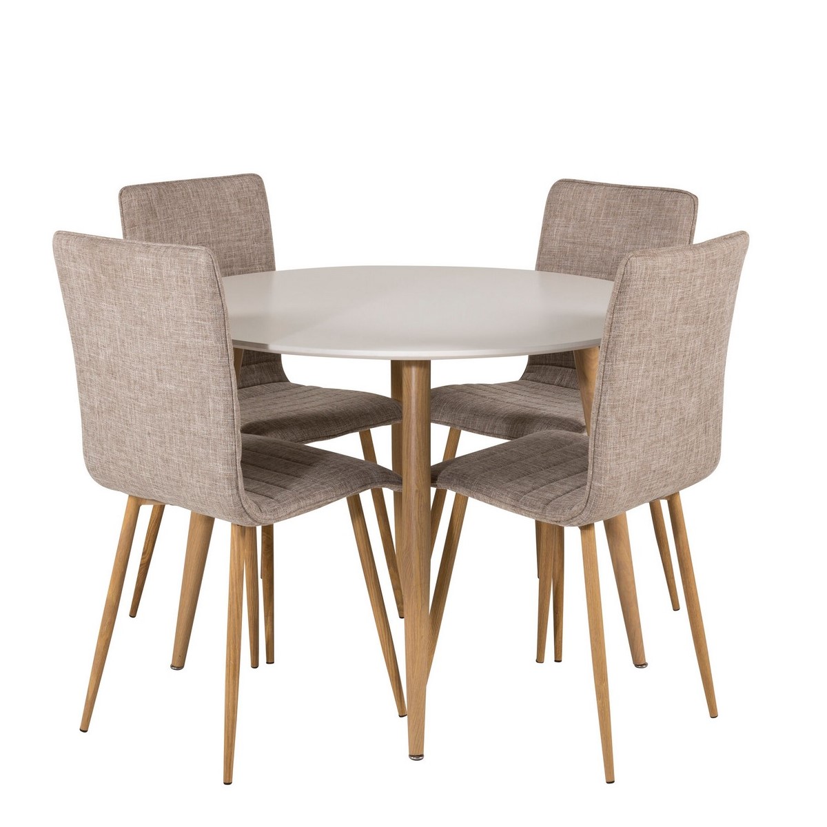 Spisegruppe Venture Home Plaza med 4stk Windu Stoler