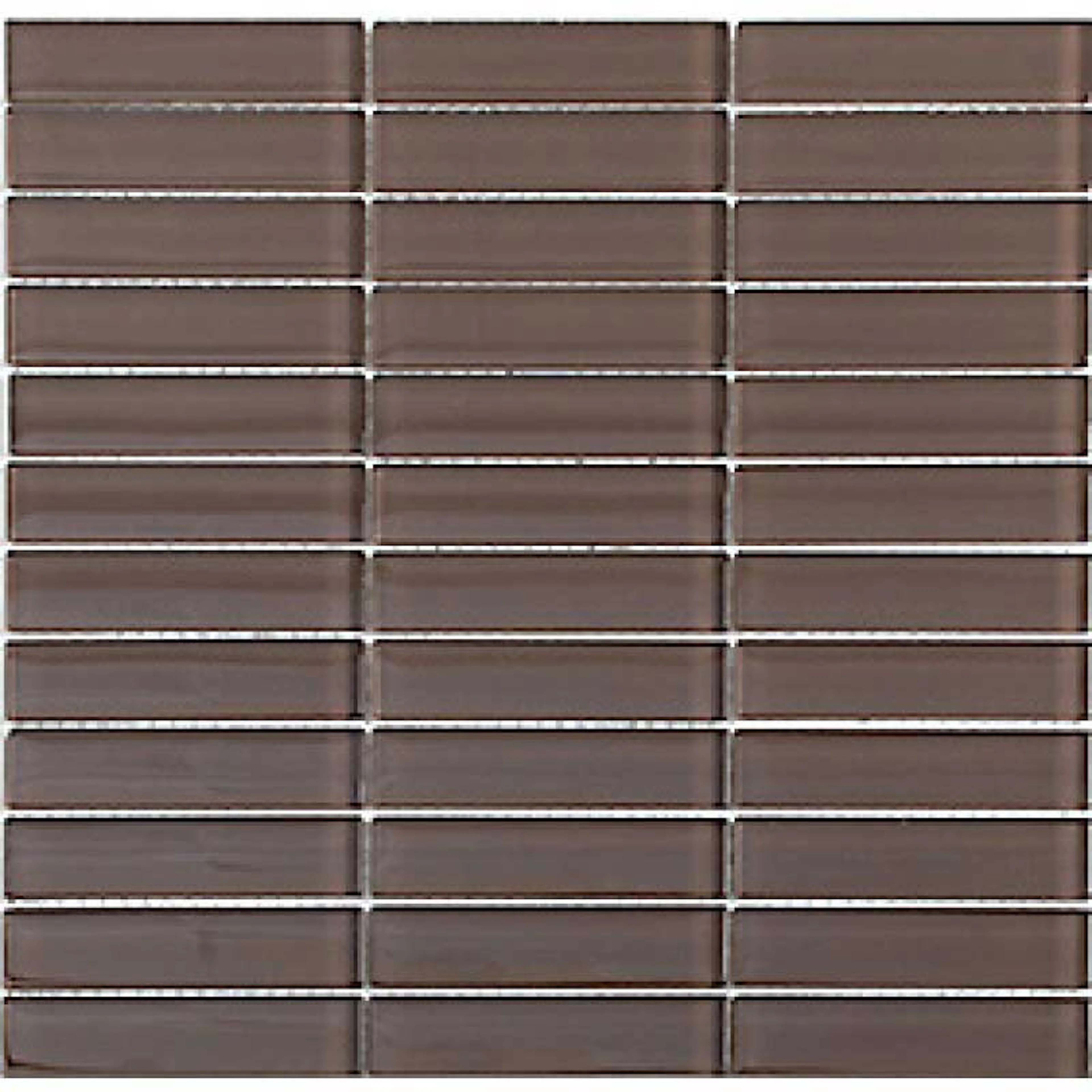 Kristallmosaik Arredo Blank Brun 30x30 cm