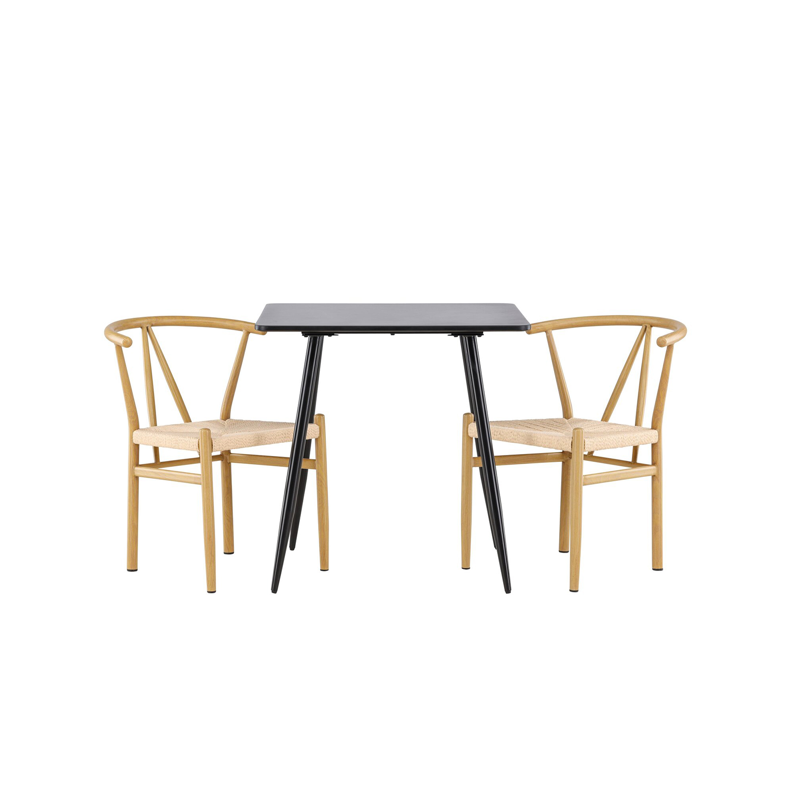 Spisegruppe Venture Home Polar 75 med 2 stk Alfons Stoler