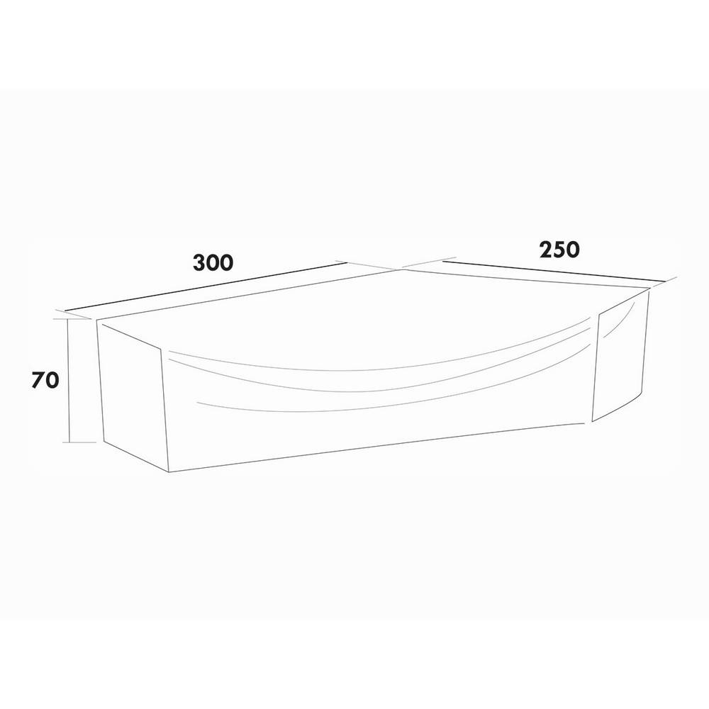 Møbeltrekk Hillerstorp Lounge 300X250X70 Cm