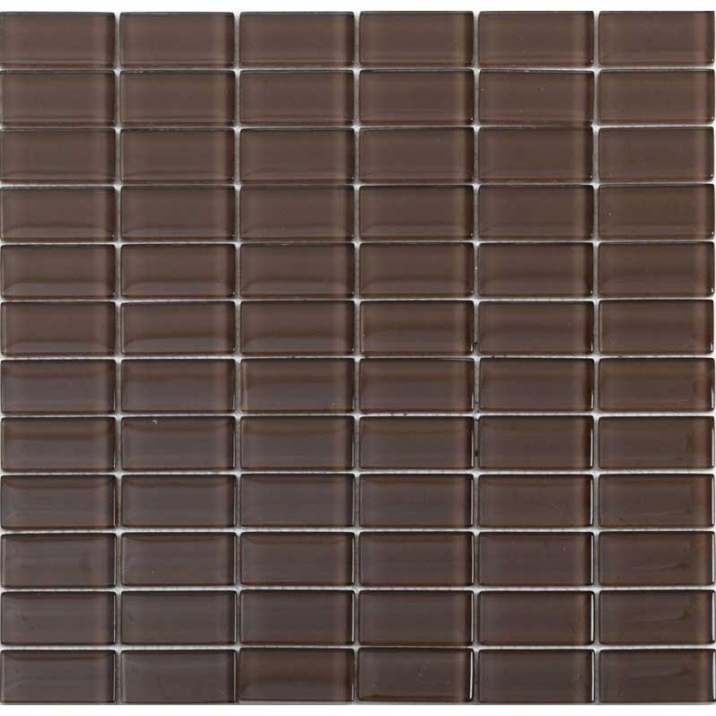 Kristallmosaik Arredo Blank Brun 2,3x4,8 cm