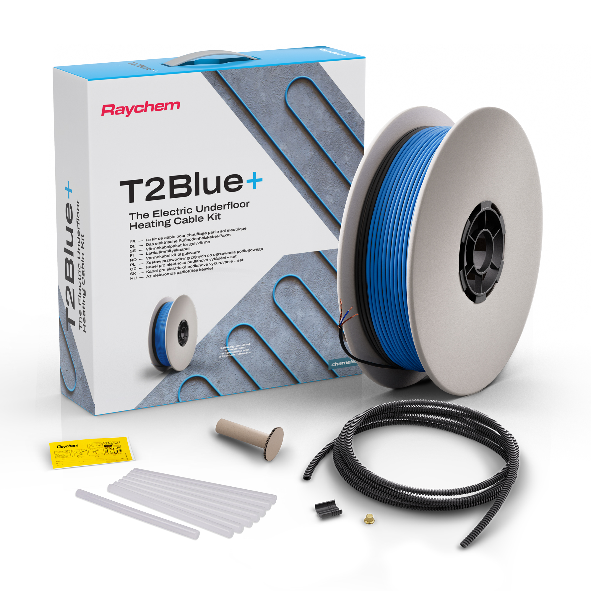 Golvvärmekabel Raychem T2Blue+ 7 W/m Utan Termostat