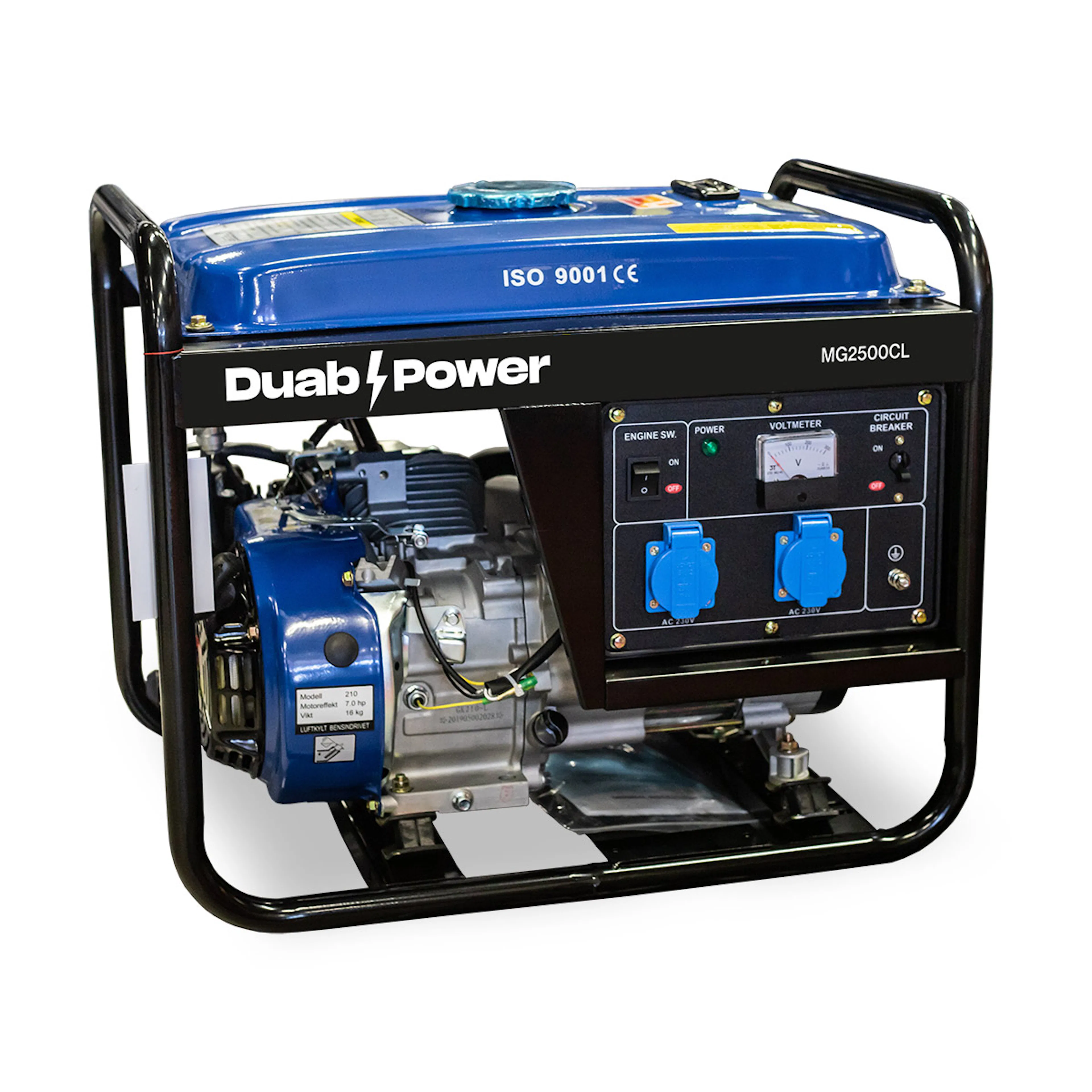 Strømaggregat Duab-Power MG2500 1-fas Bensin