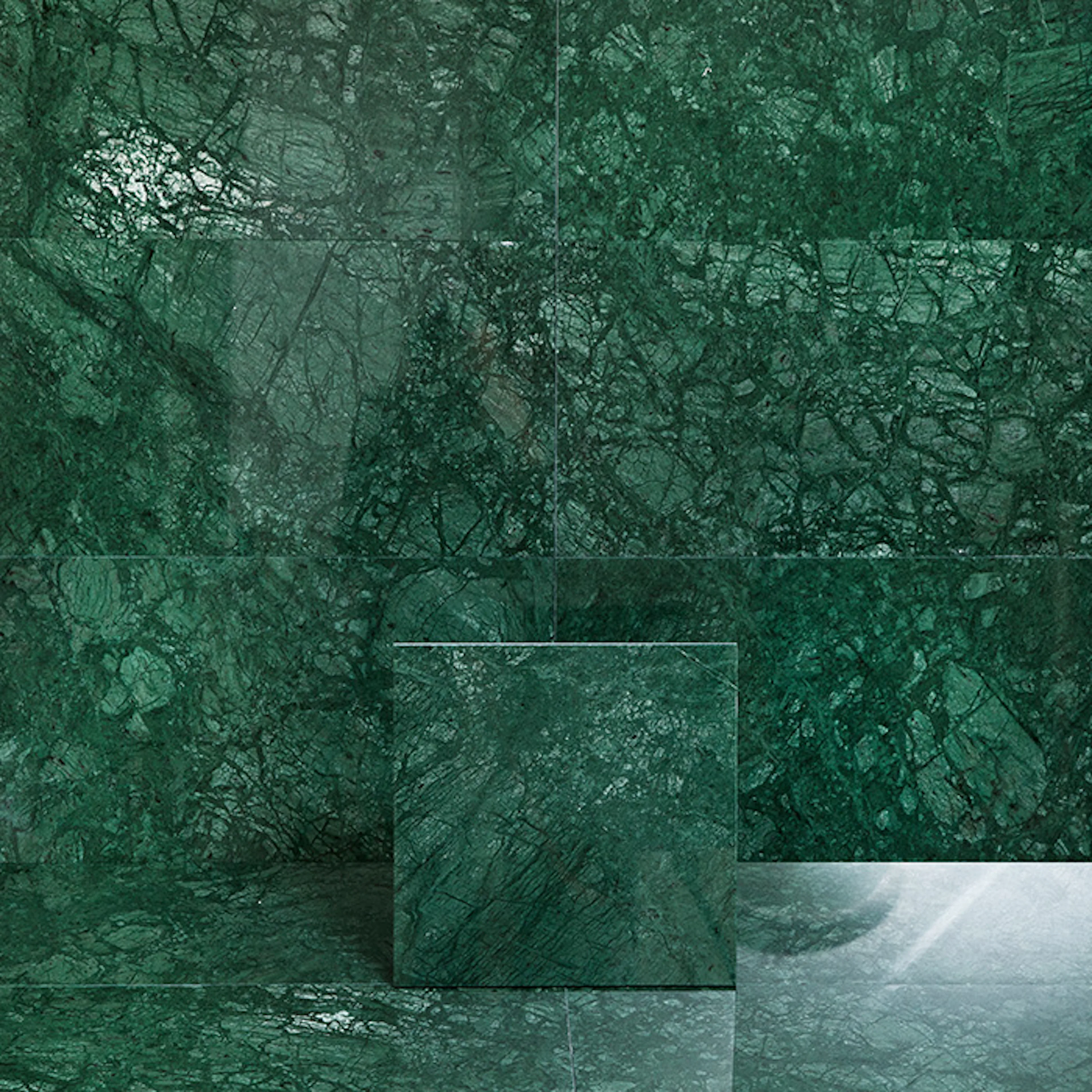 Marmor Arredo Verde Guatemala Grønn Polert 30x30 cm