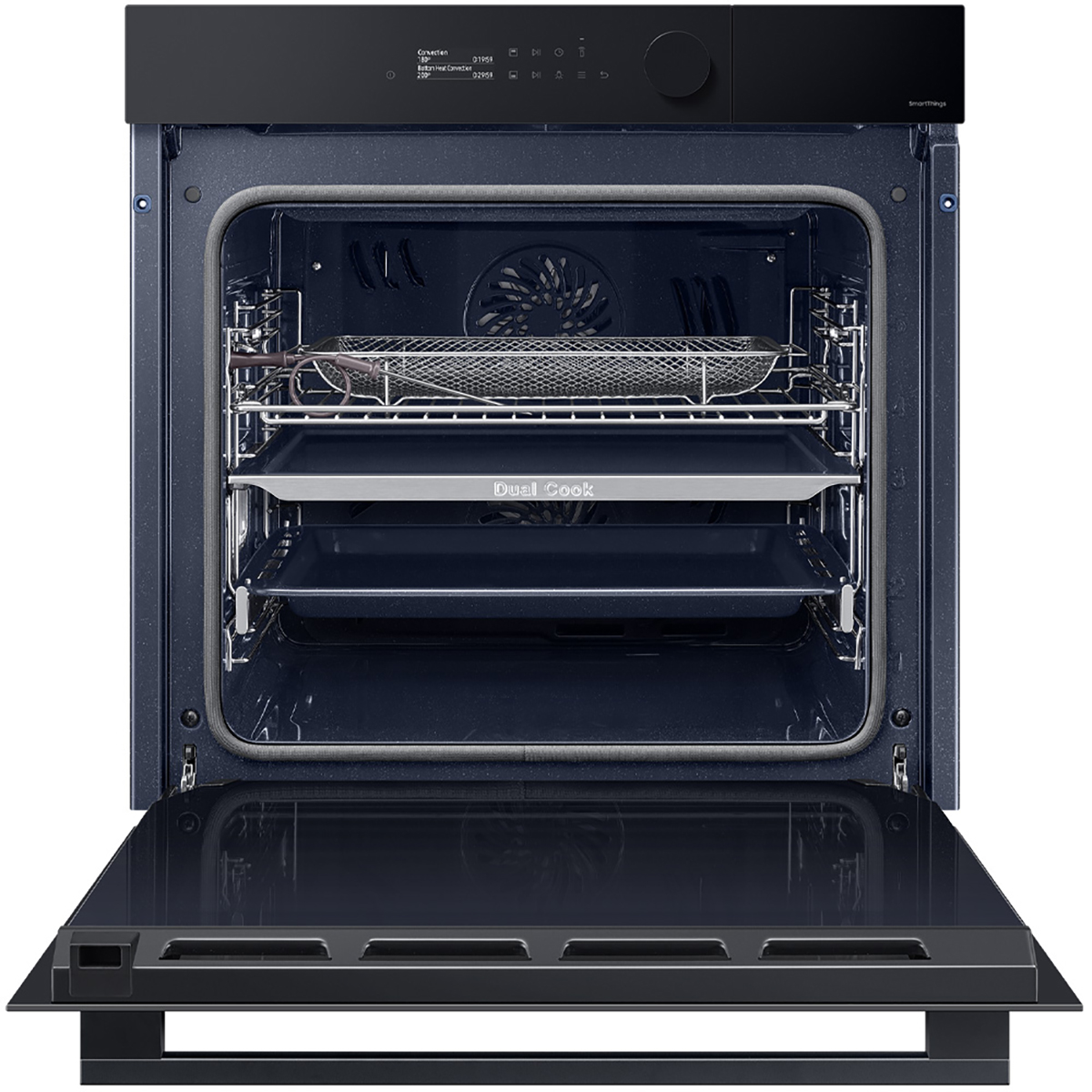 Kombinasjonsstekeovn Samsung NV7B5675WAKU1-NQ5B5763DBKU1 Serie 5 Sort