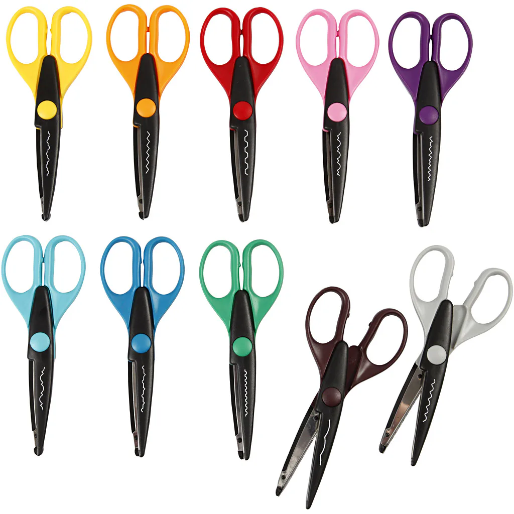Mønstersakser Creativ Company L 16 cm 10 Stk/1 Pk