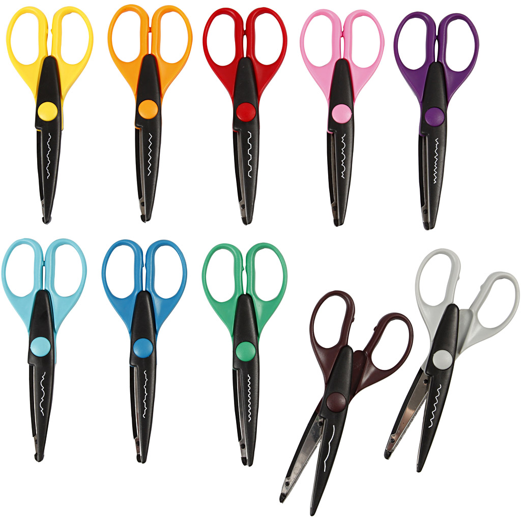 Mønstersakser Creativ Company L  16 cm 10 Stk/1 Pk