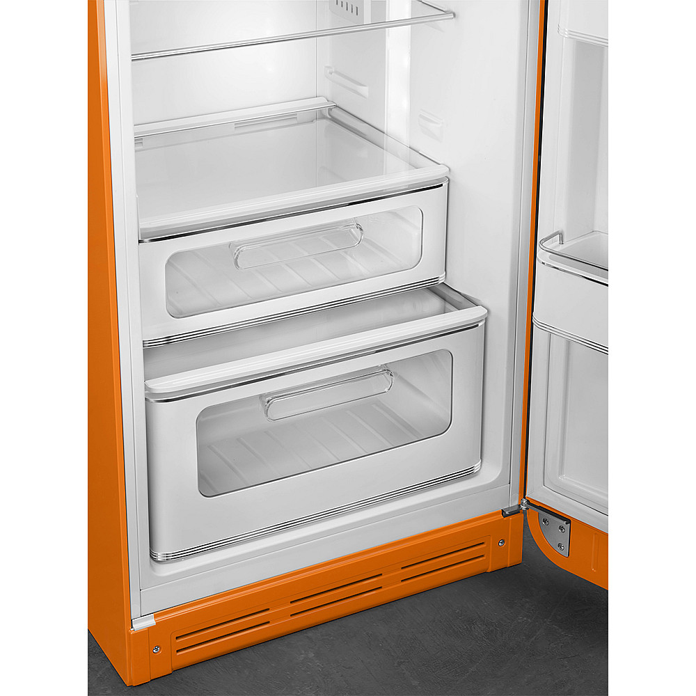 Kombiskap Kjøleskap/Fryser Smeg FAB30ROR6 Orange 50's Style