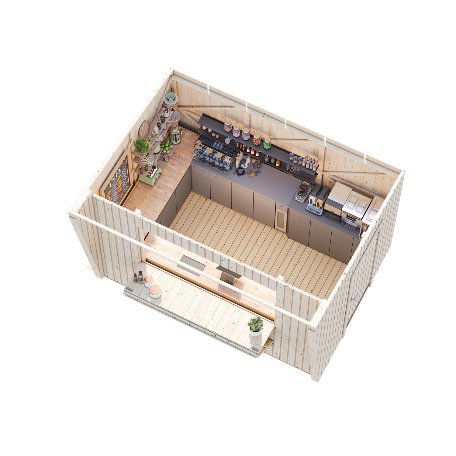 Kiosk Palmako Kira 7,7 m2