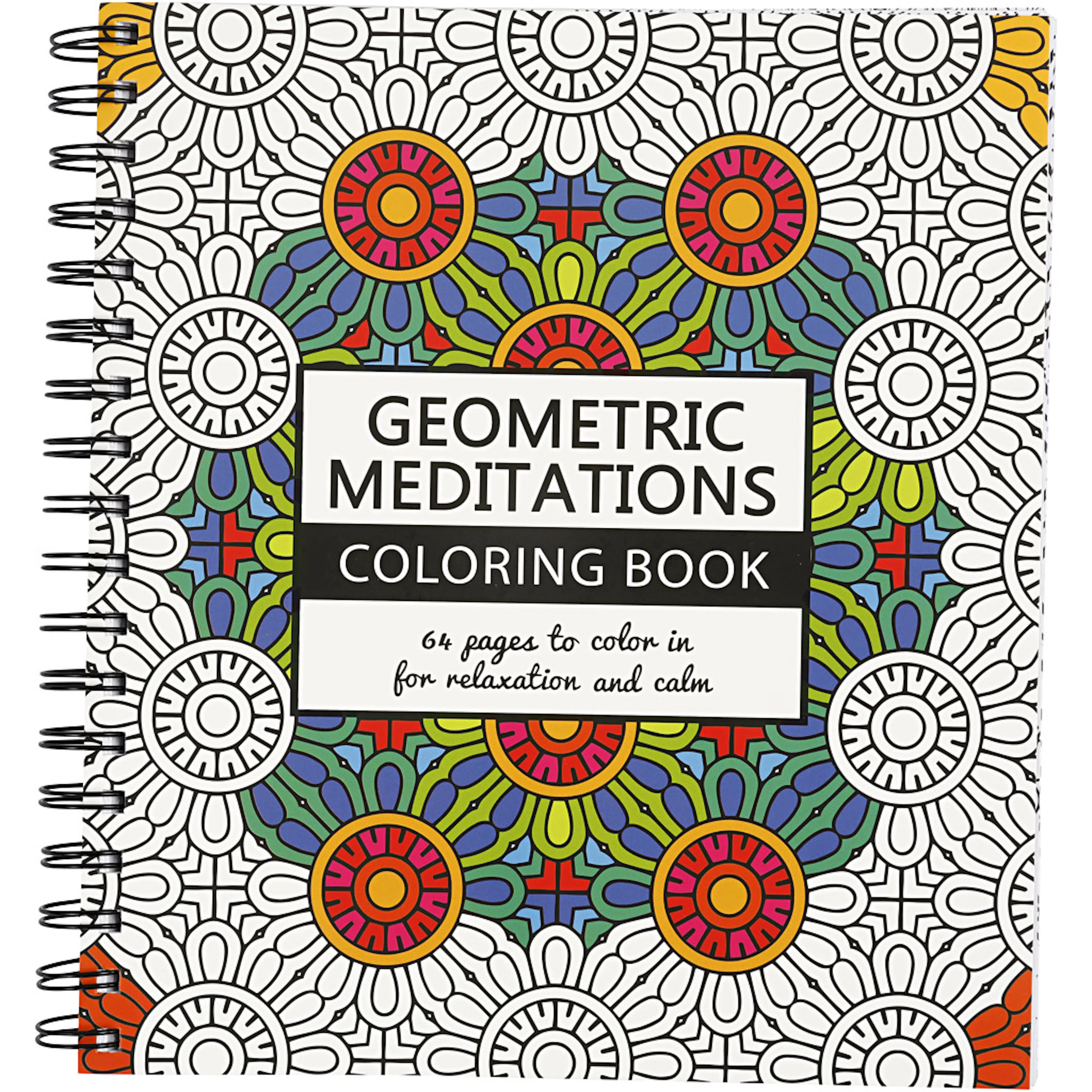 Malebok Creativ Company Antistress Geometrisk Str 19,5x23 cm 64 1 St