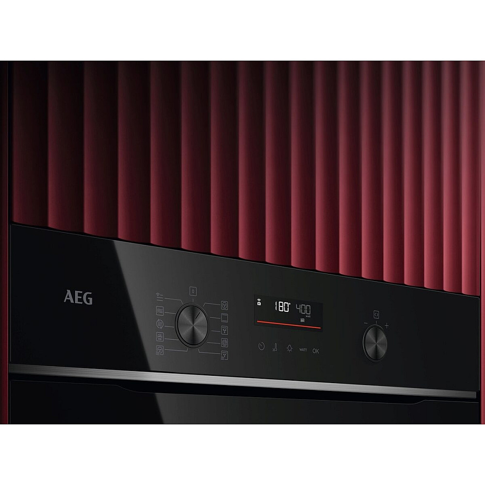 Innbyggingsovn AEG TK6NK501B CombiQuick® Sort med WiFi