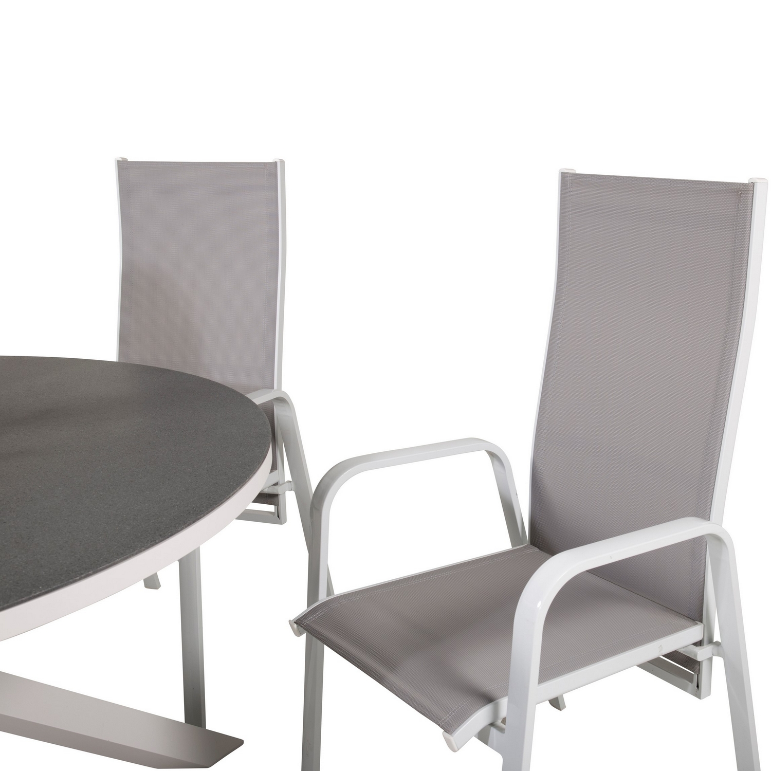 Spisegruppe Venture Home Copacabana med 6 Copacabana Recliner Stoler