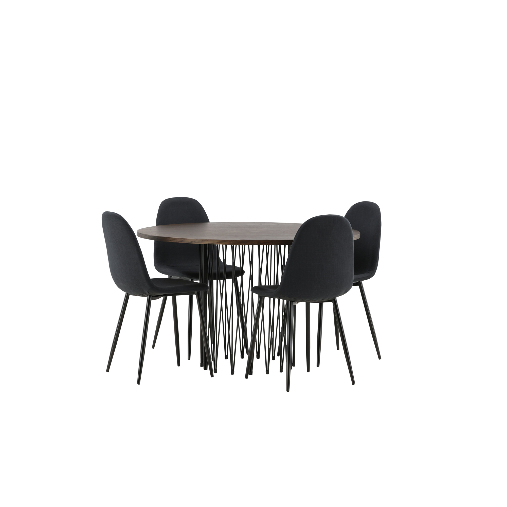 Spisegruppe furniture/fashion Stone med 4 Polar Stoler