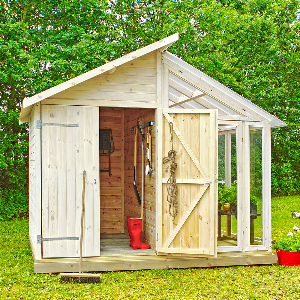 Drivhus PLUS Med Lagringplass 6,6 m2