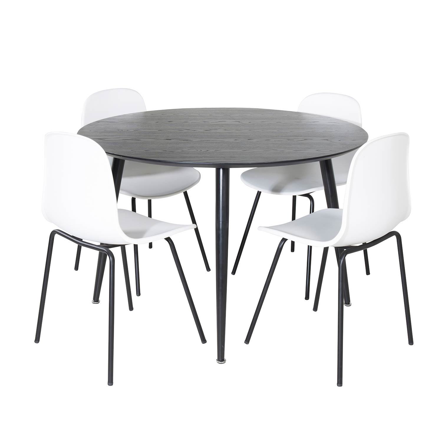 Spisegruppe Venture Home Dipp med 4 Arctic Stoler