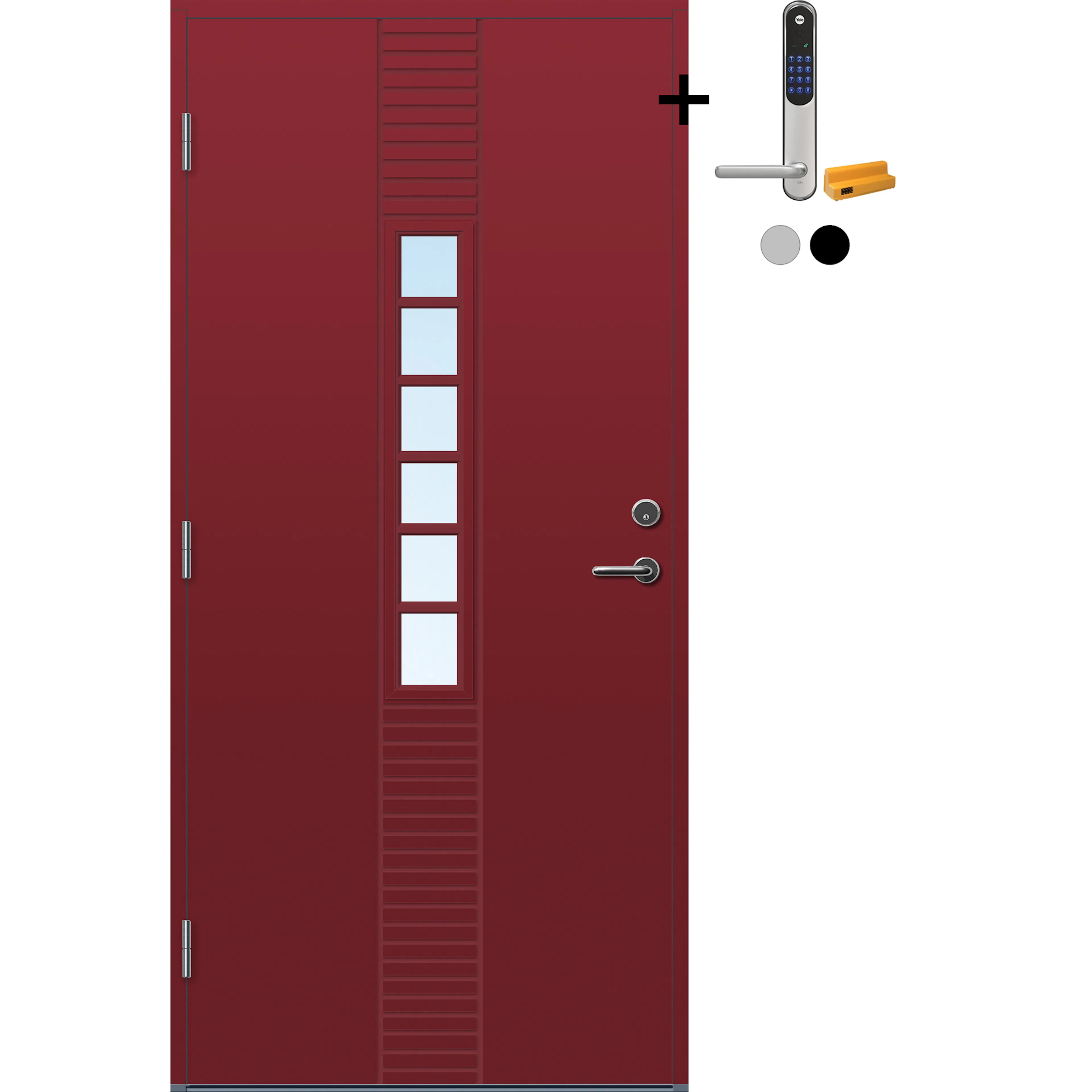 NCS S-4050-R, Mørk Rød